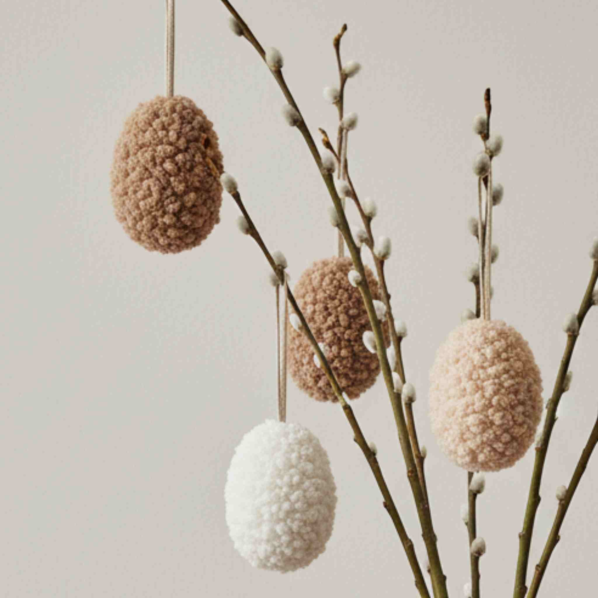 Decorating the Easter Tree