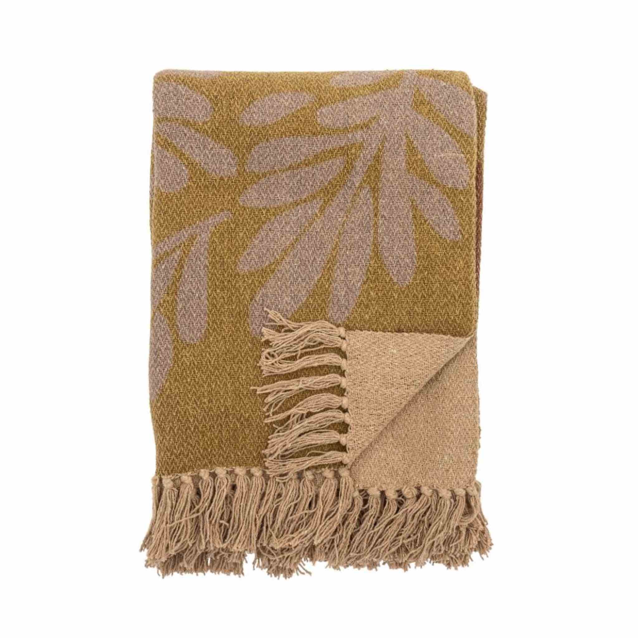 Birds & Leaves, Recycled Cotton Throw