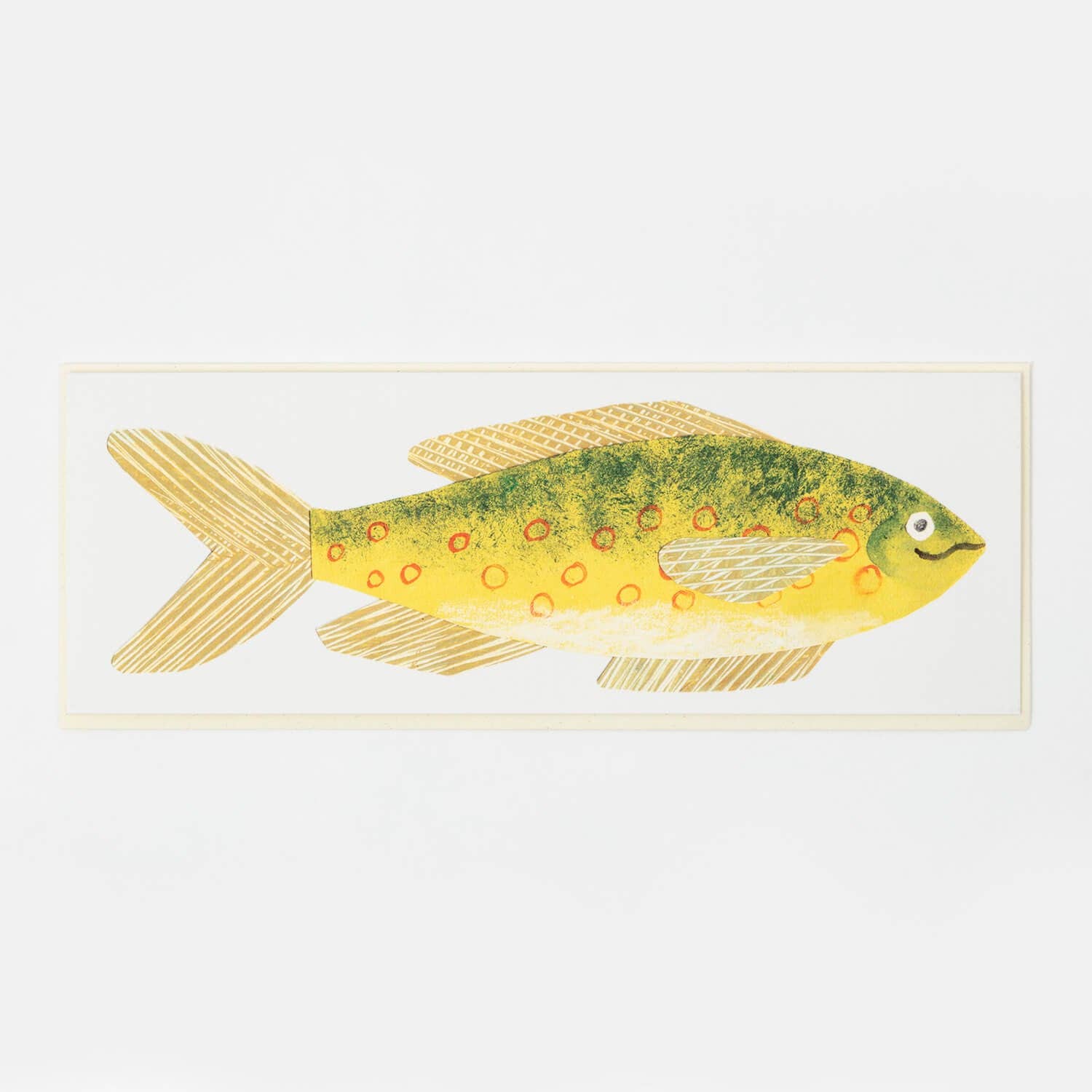 Long Cheery Fish Greeting Card