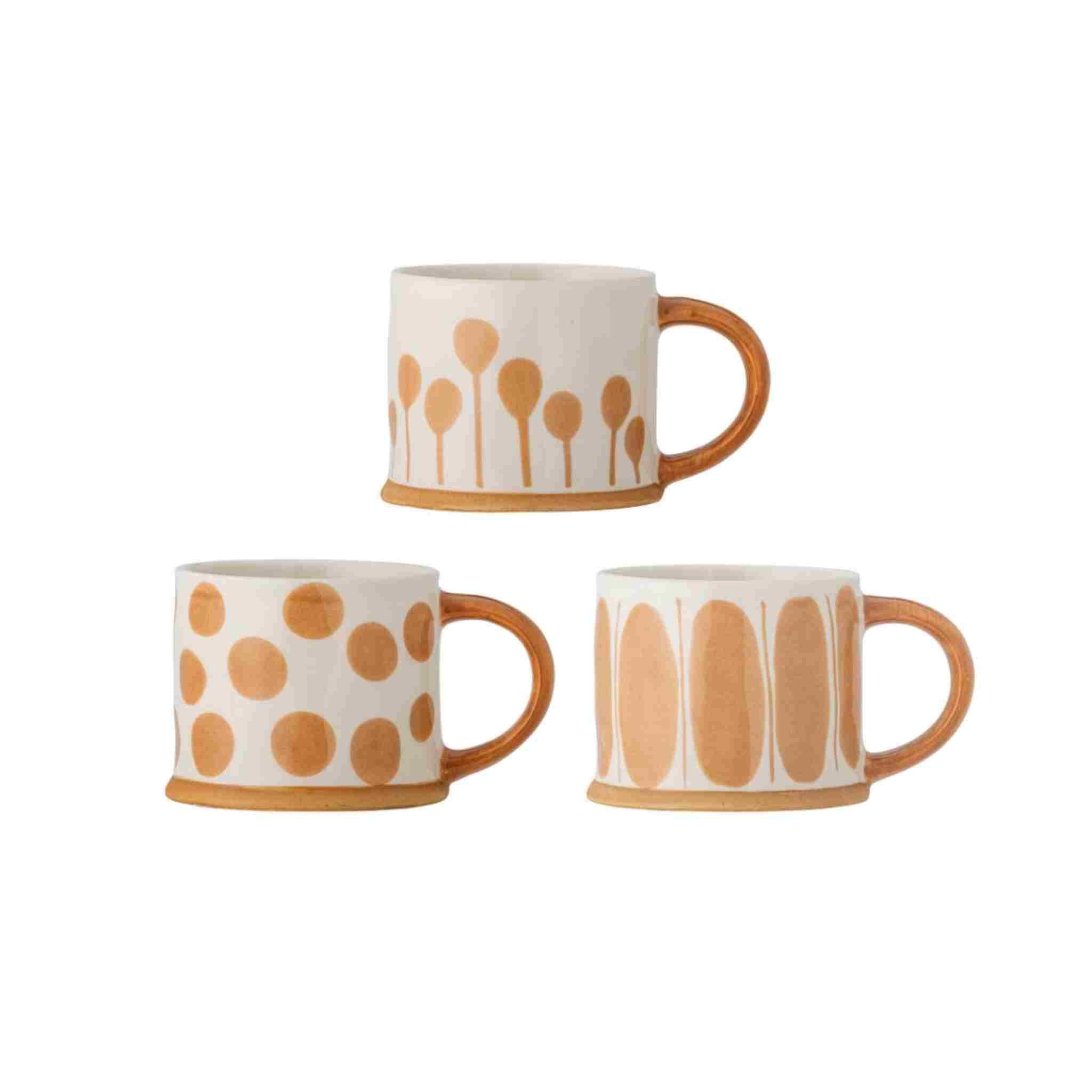 Linora Large Stoneware Mug | Brown