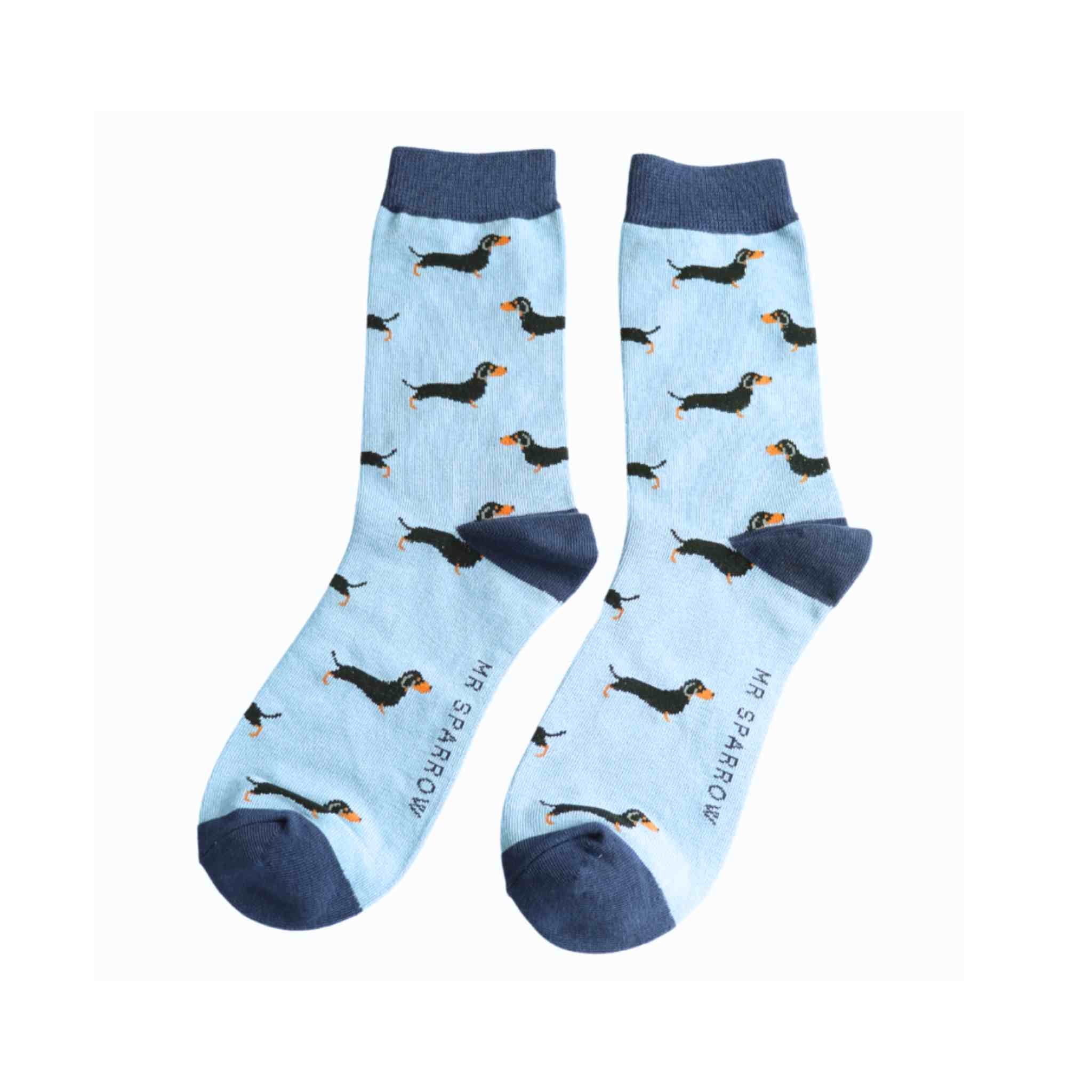 Mens Socks Little Sausage | Denim
