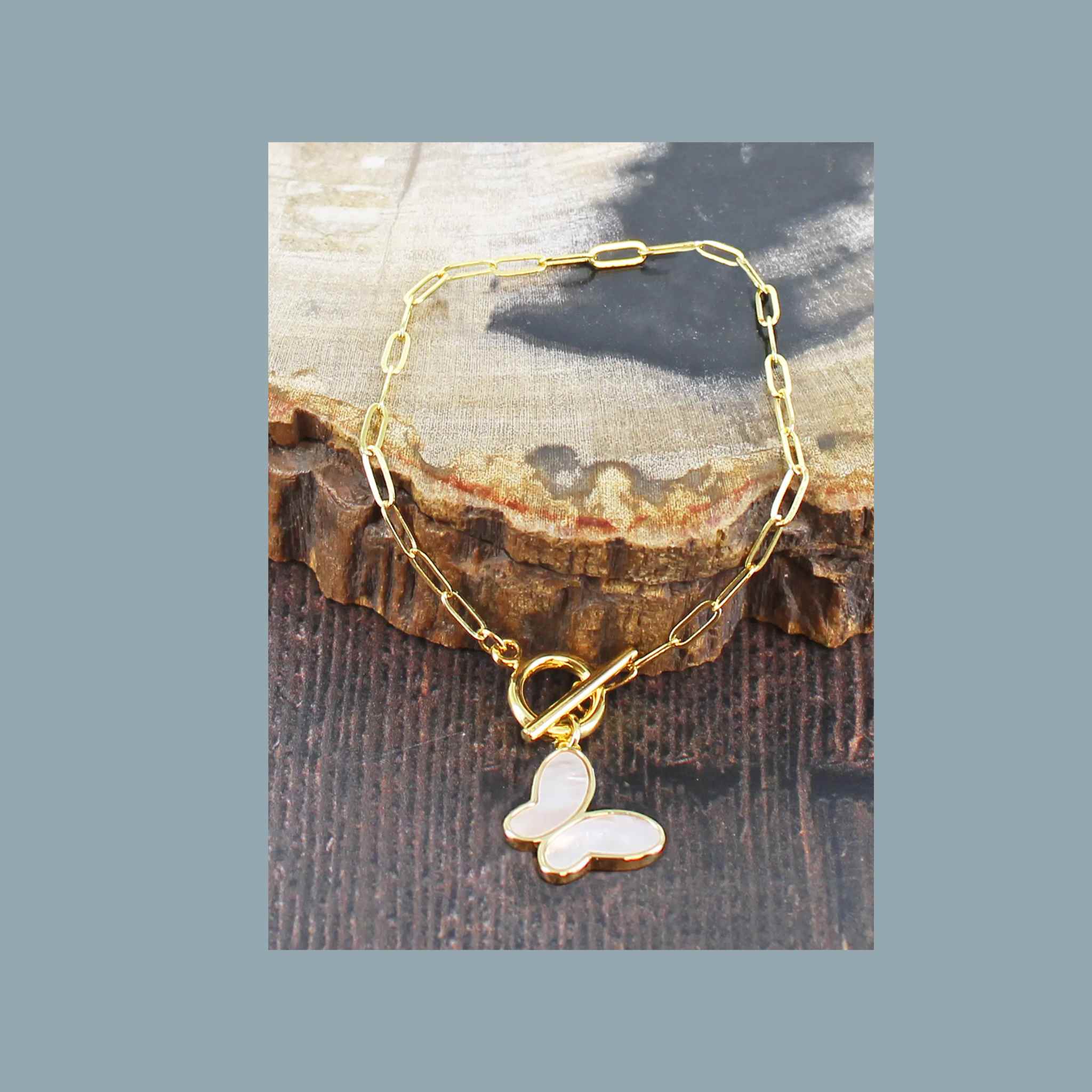 Butterfly 18ct Gold Plate