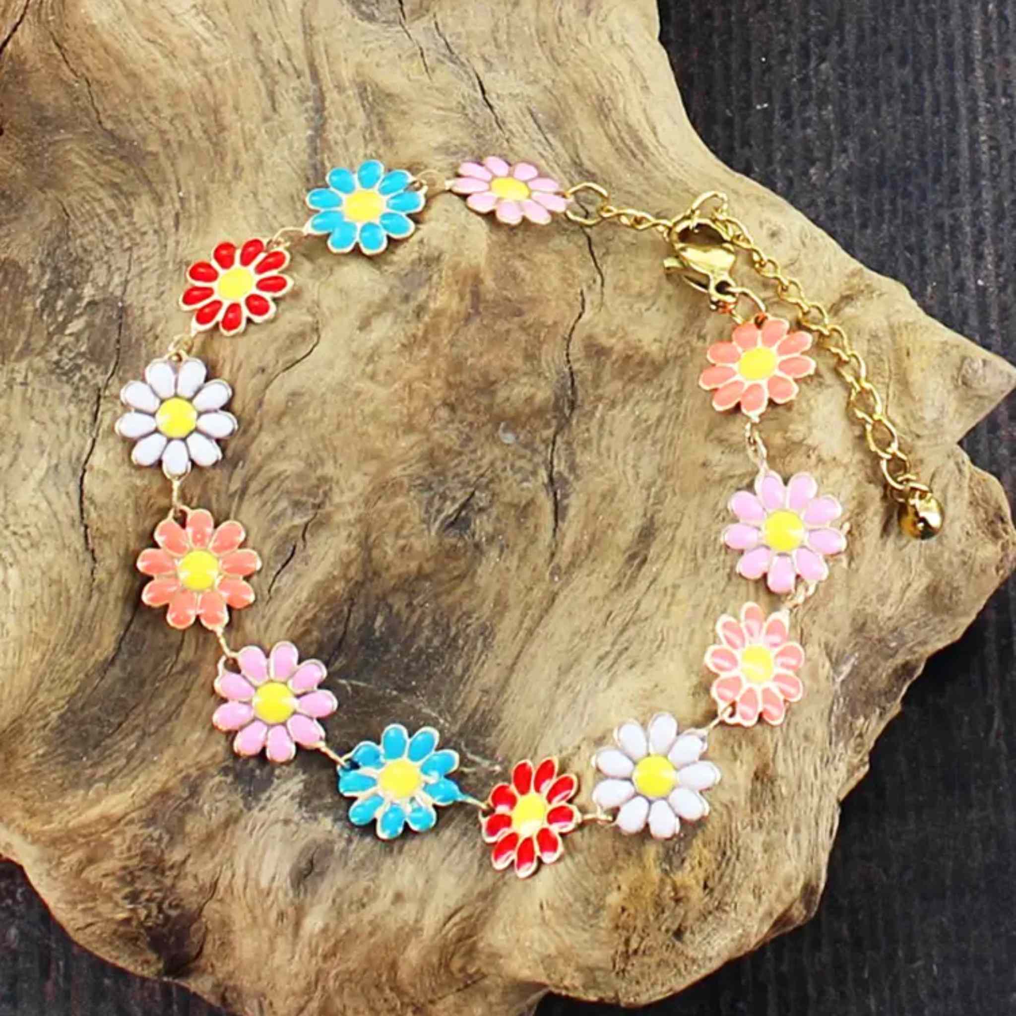 Multi-Colour Bloom Bracelet