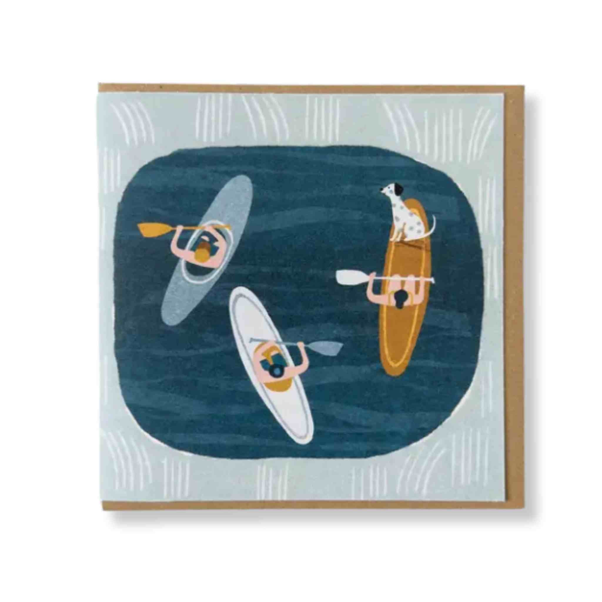 PaddleBoard Meeting Greetings Card