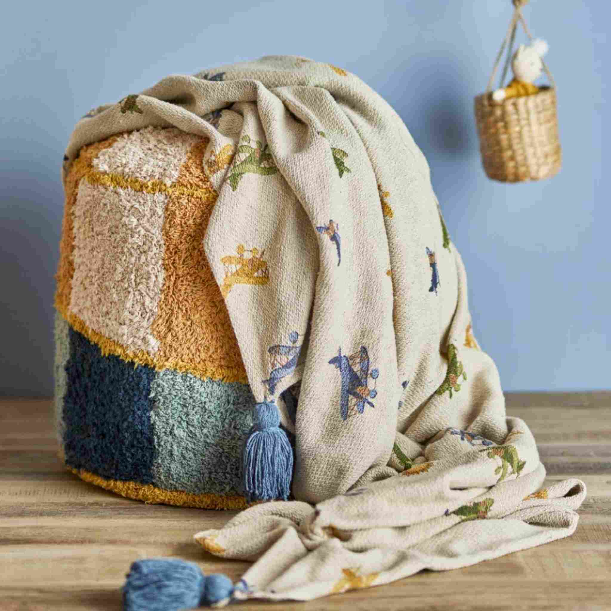 Plane Motifs Children's Throw