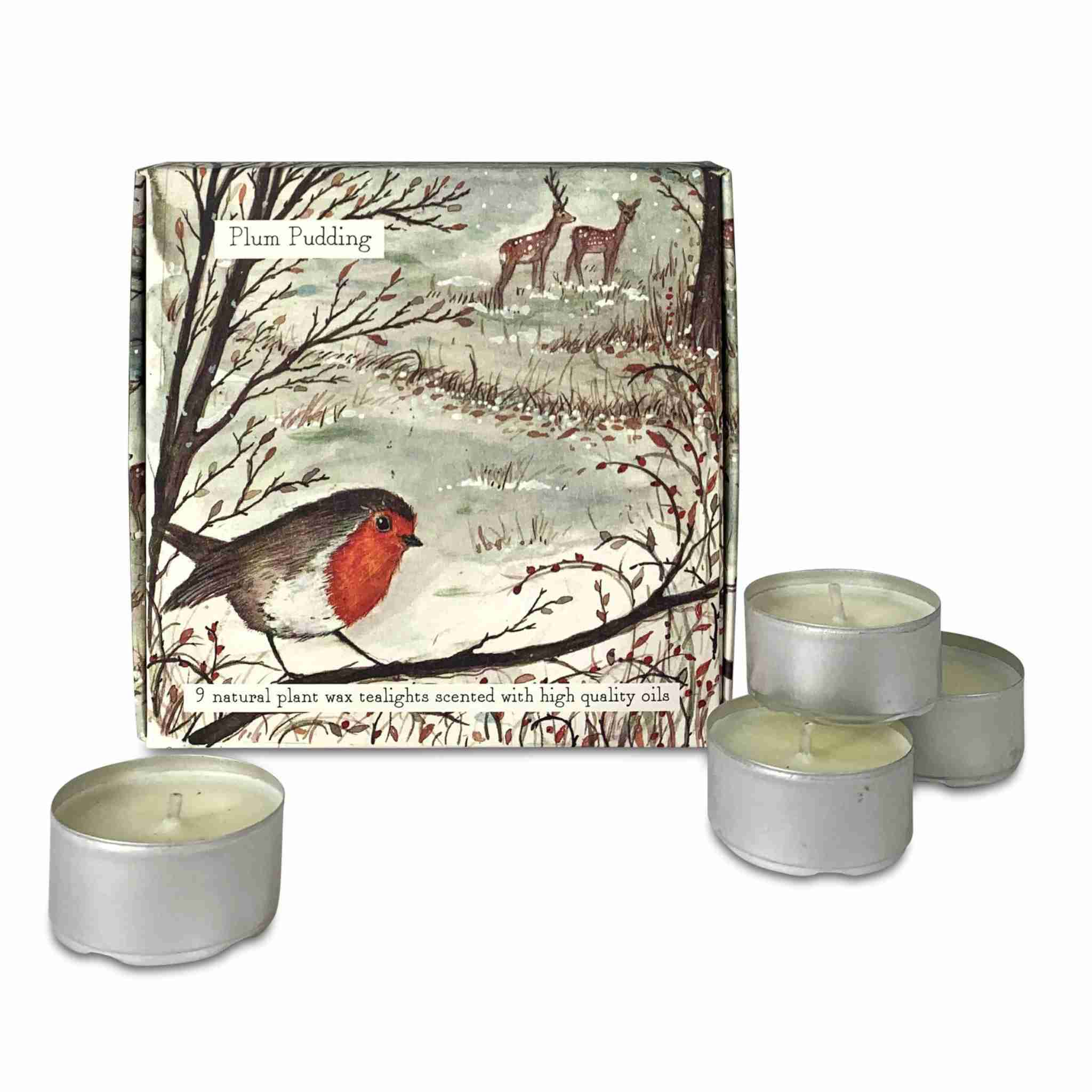 Plum Pudding Tealights