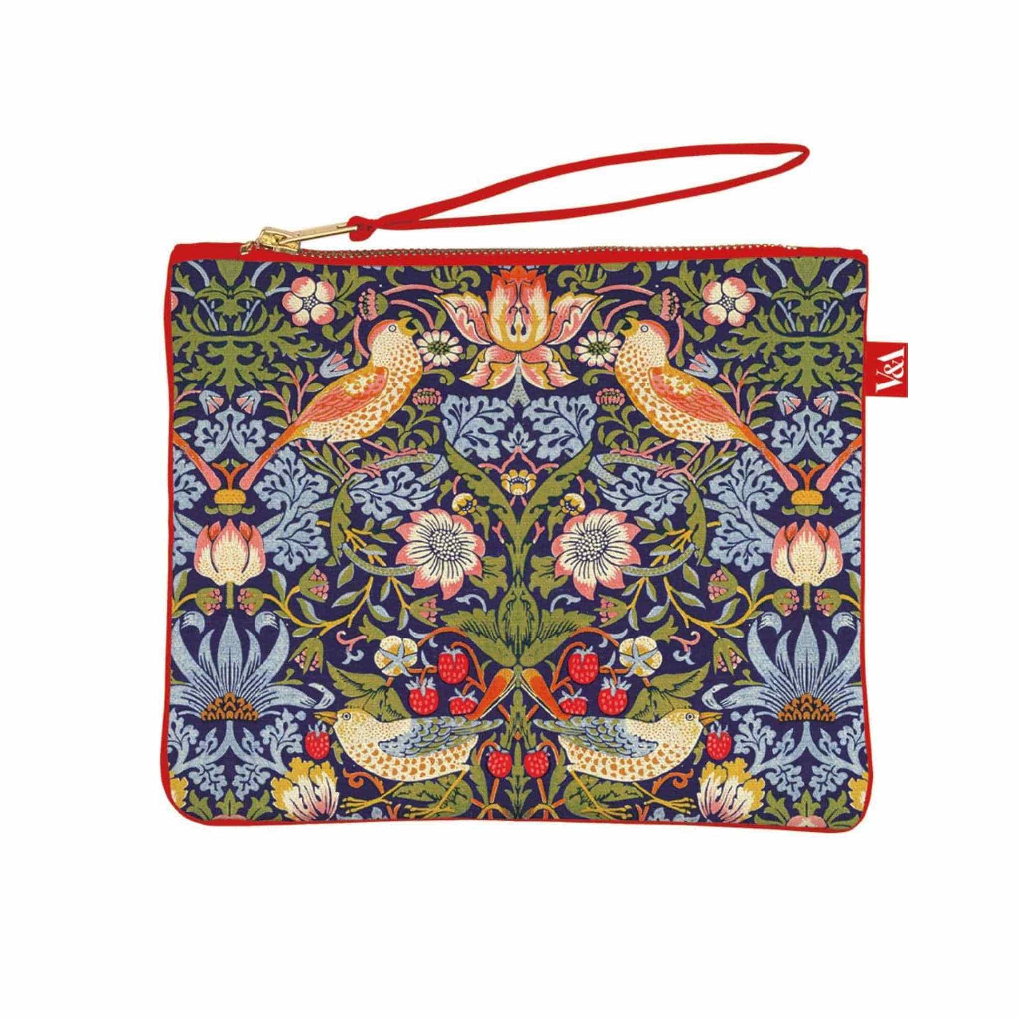 V&A Pouch Bag Strawberry Thief