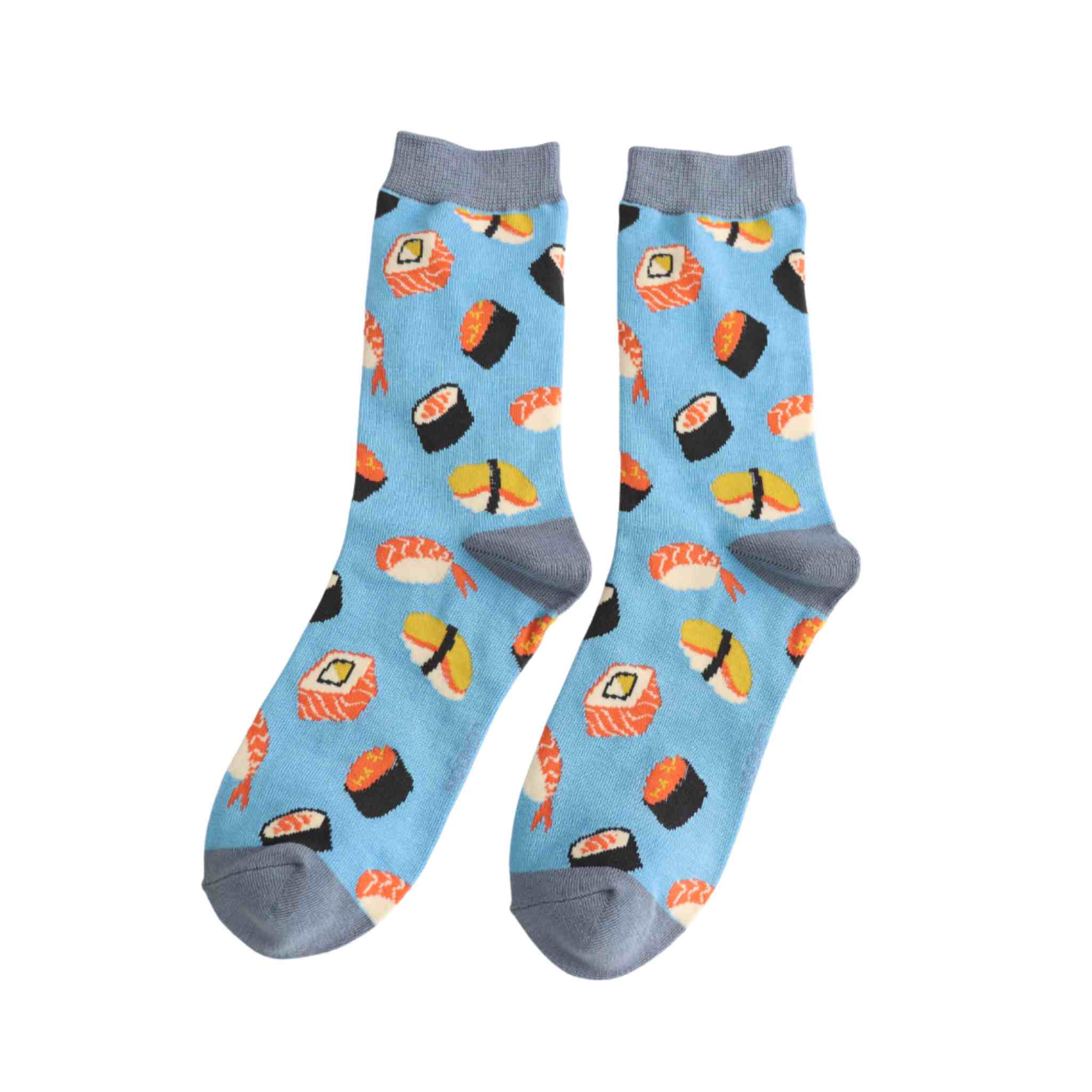 Miss Sparrow Sushi Socks | Sky Blue