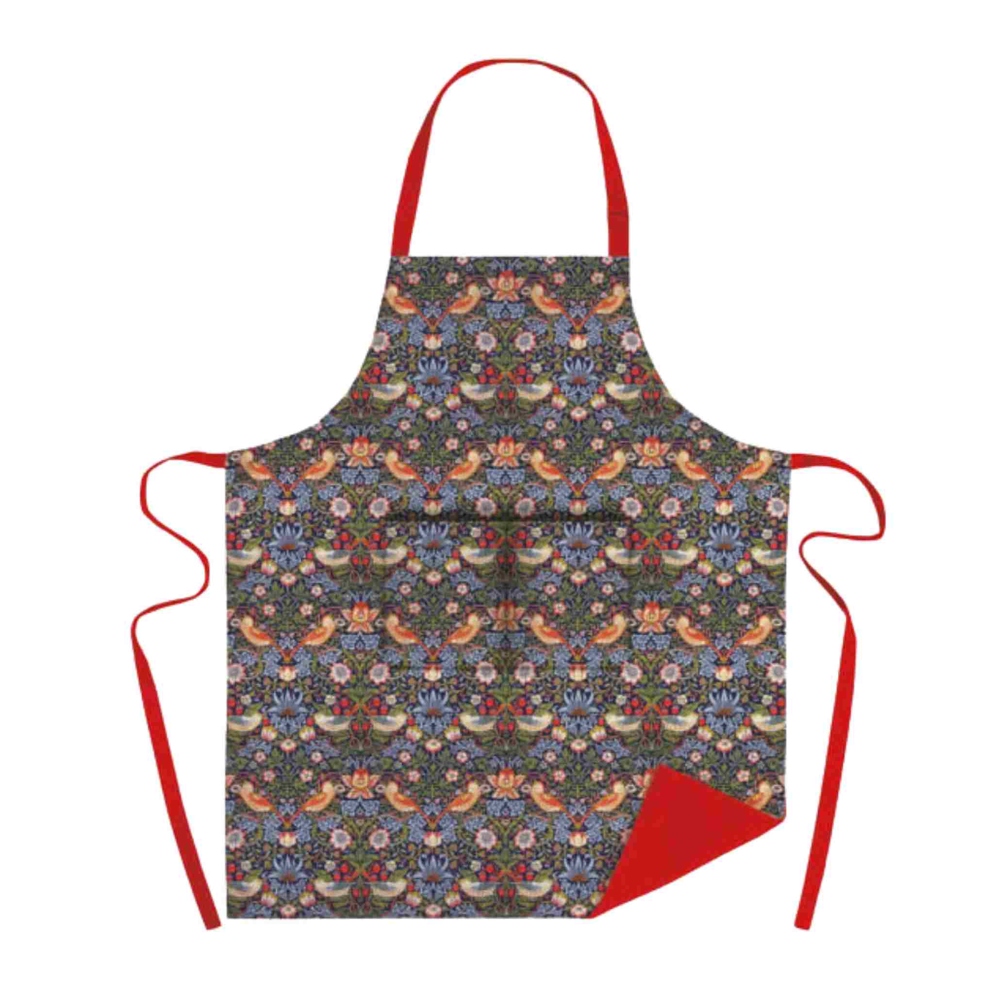Organic Cotton Apron | Strawberry Thief