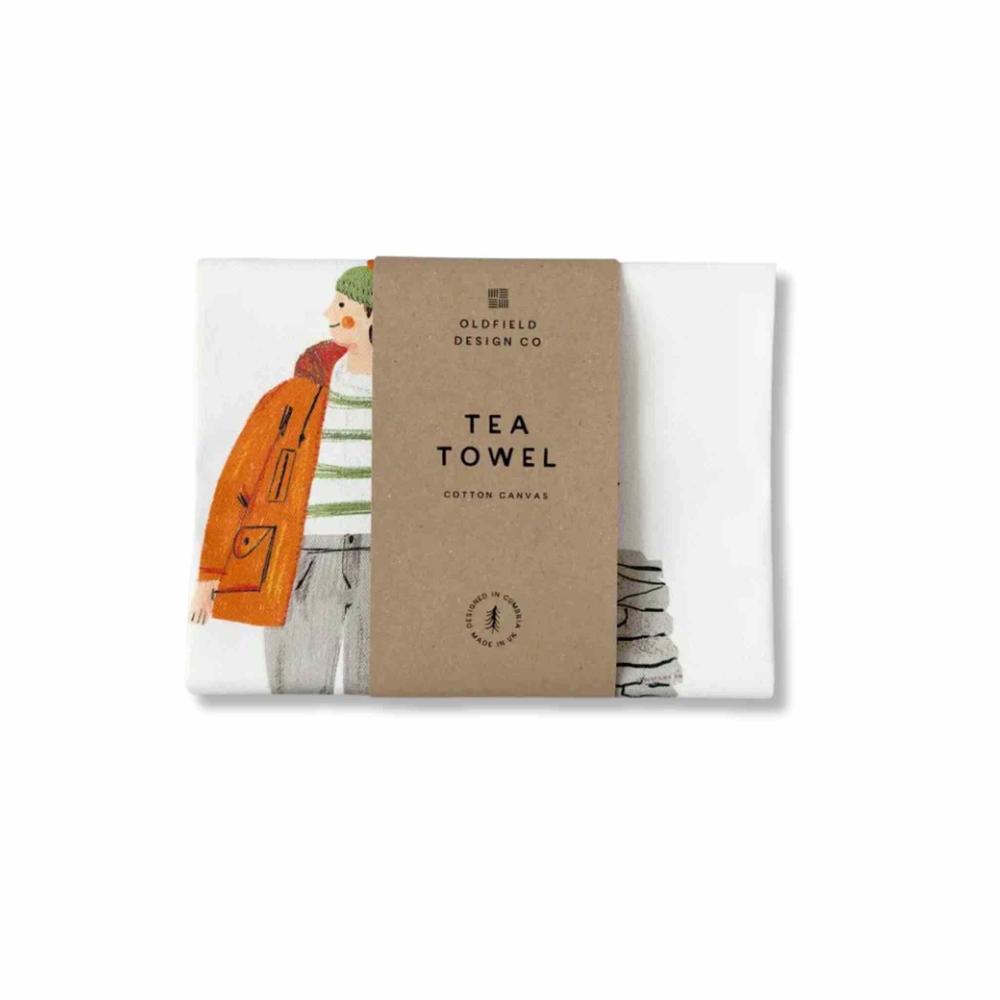 Walk & Pint Tea Towel