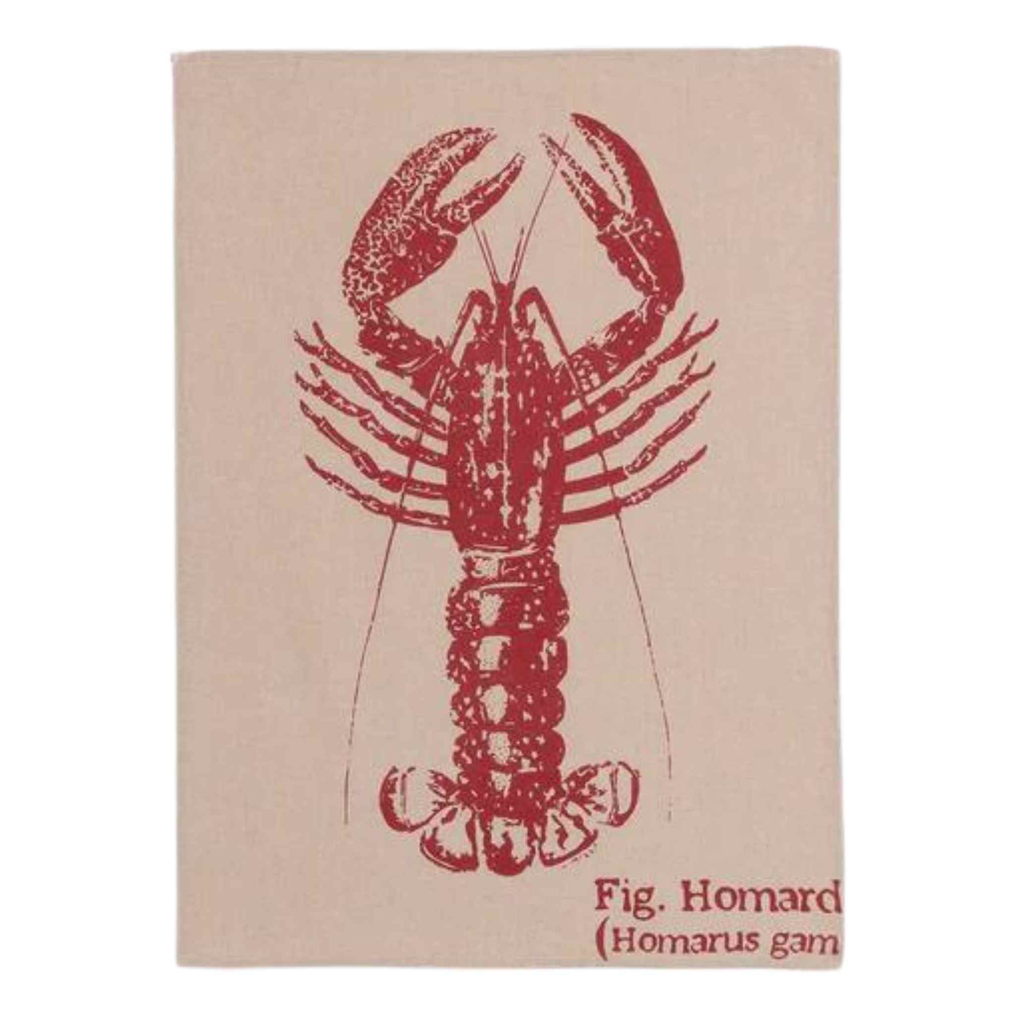 lobster tea towel