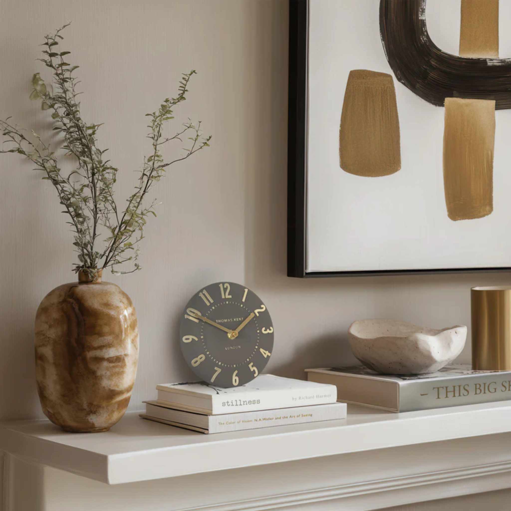 Espresso | Thomas Kent Mulberry Mantel Clock
