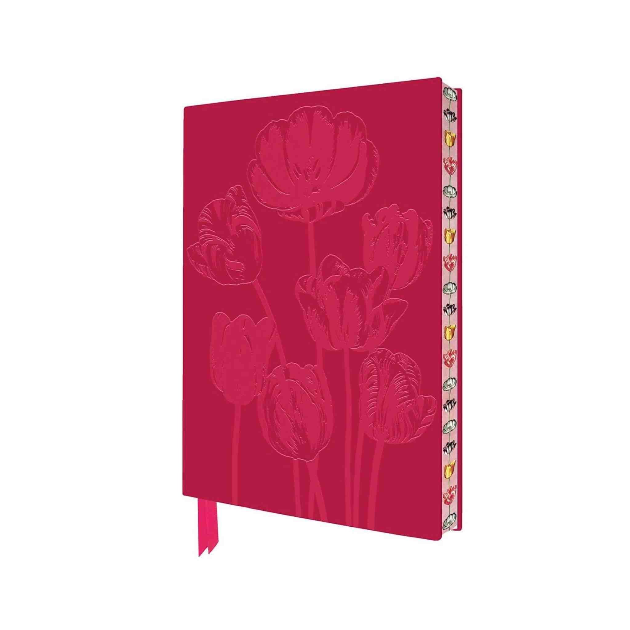 flame tree journal pink tulips