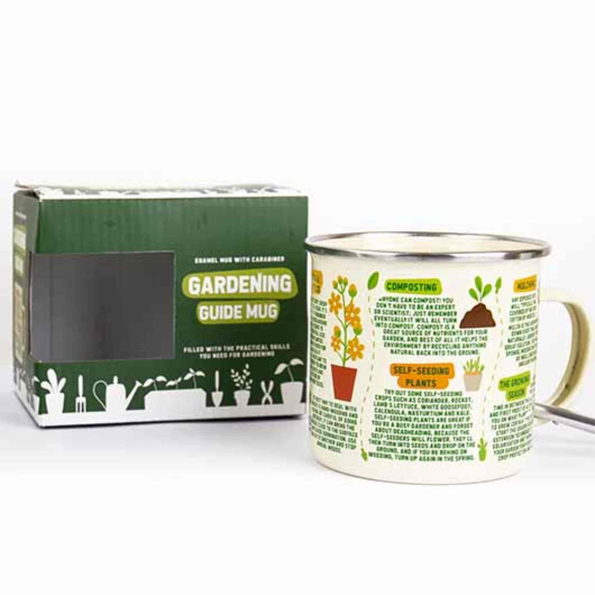 enamel gardening mug gift