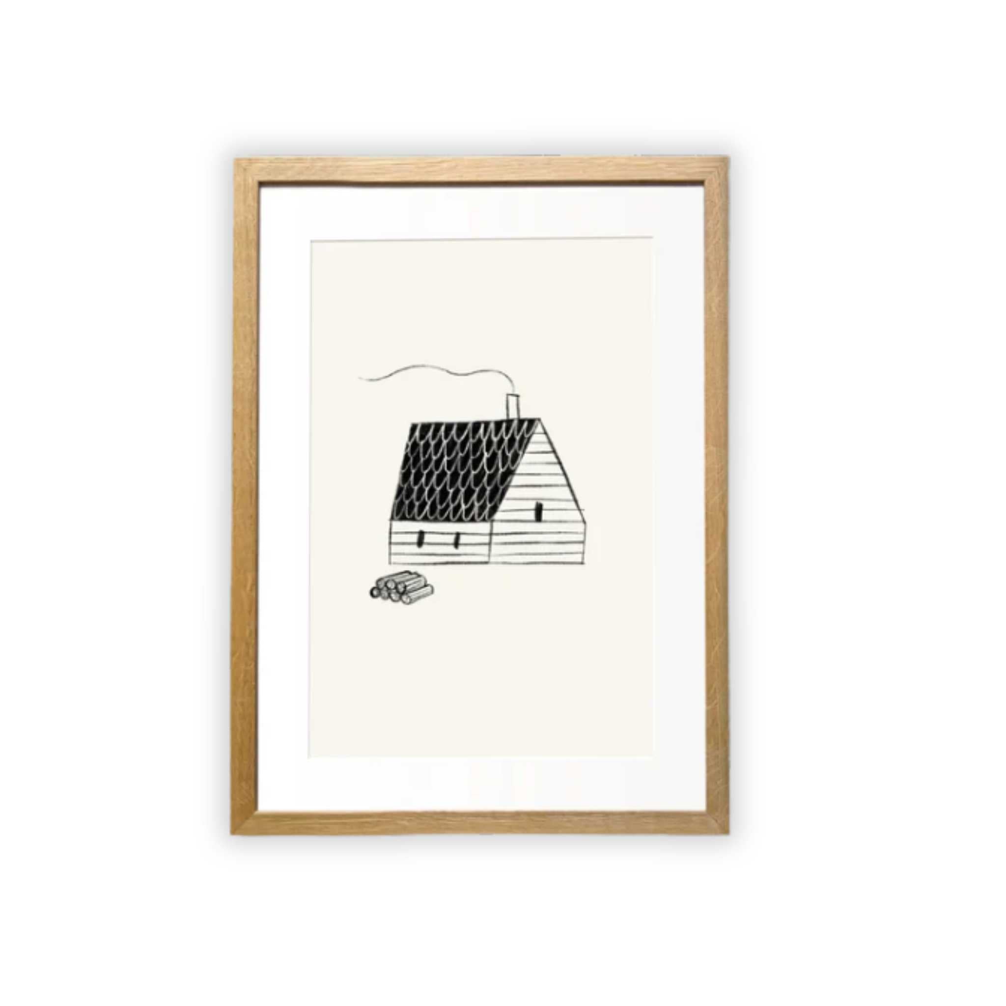 Log Cabin Print