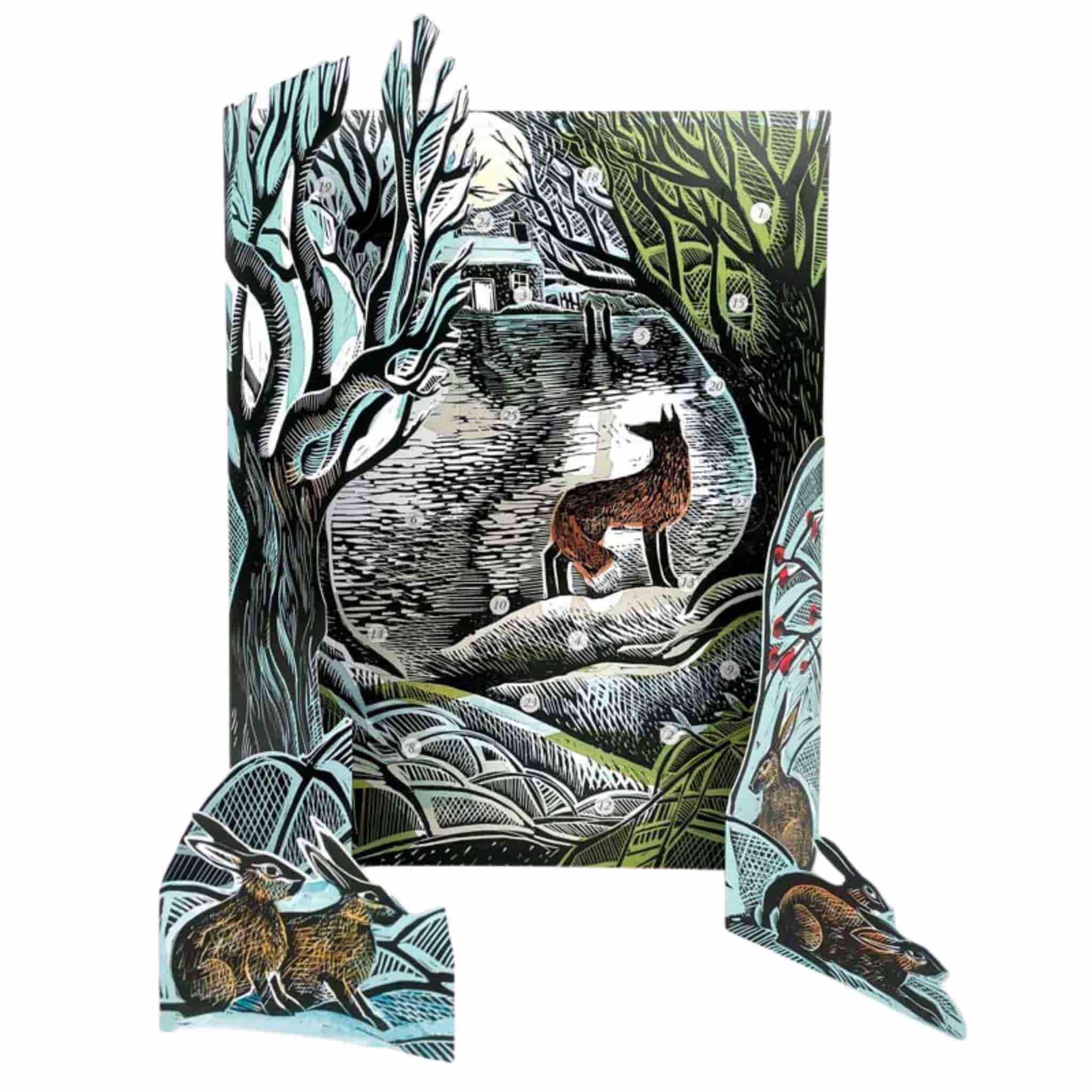 midnight fox angela harding advent calendar