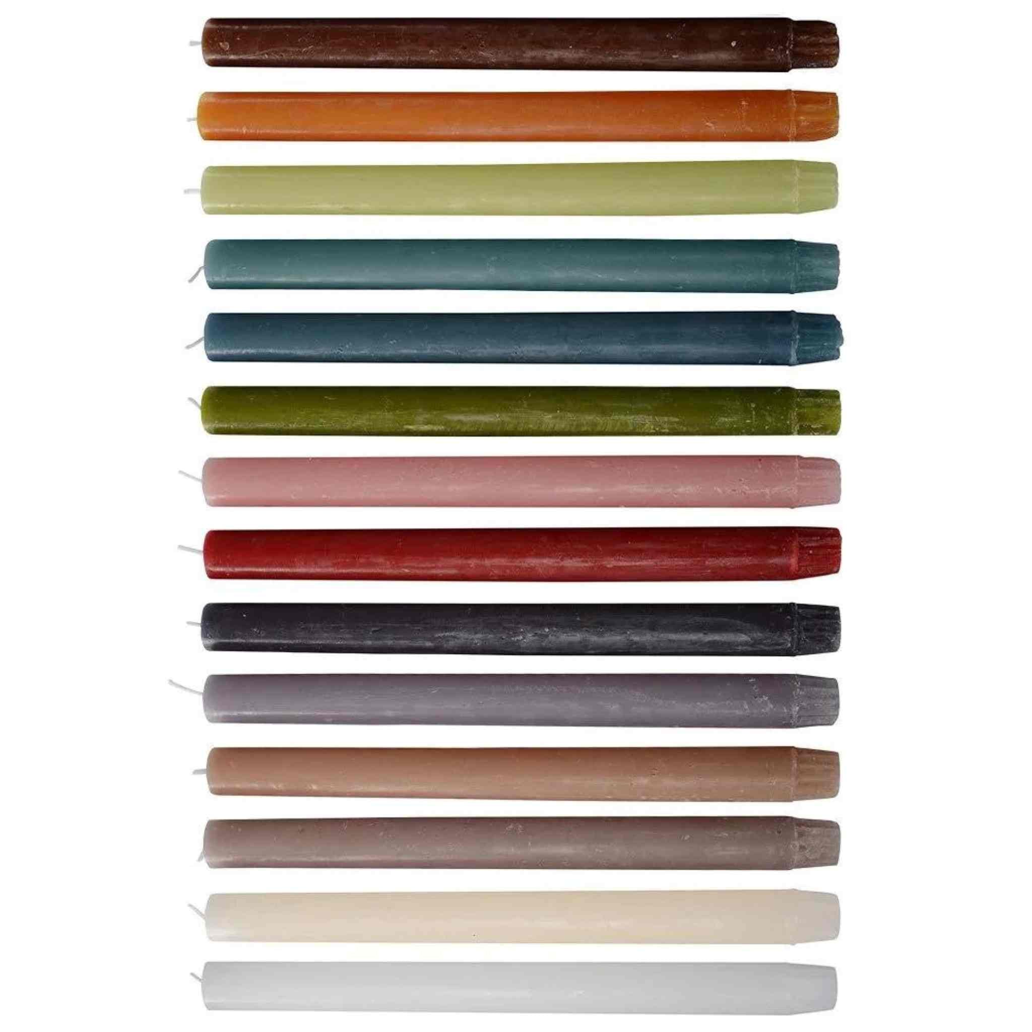 Rustic Dinner Candles