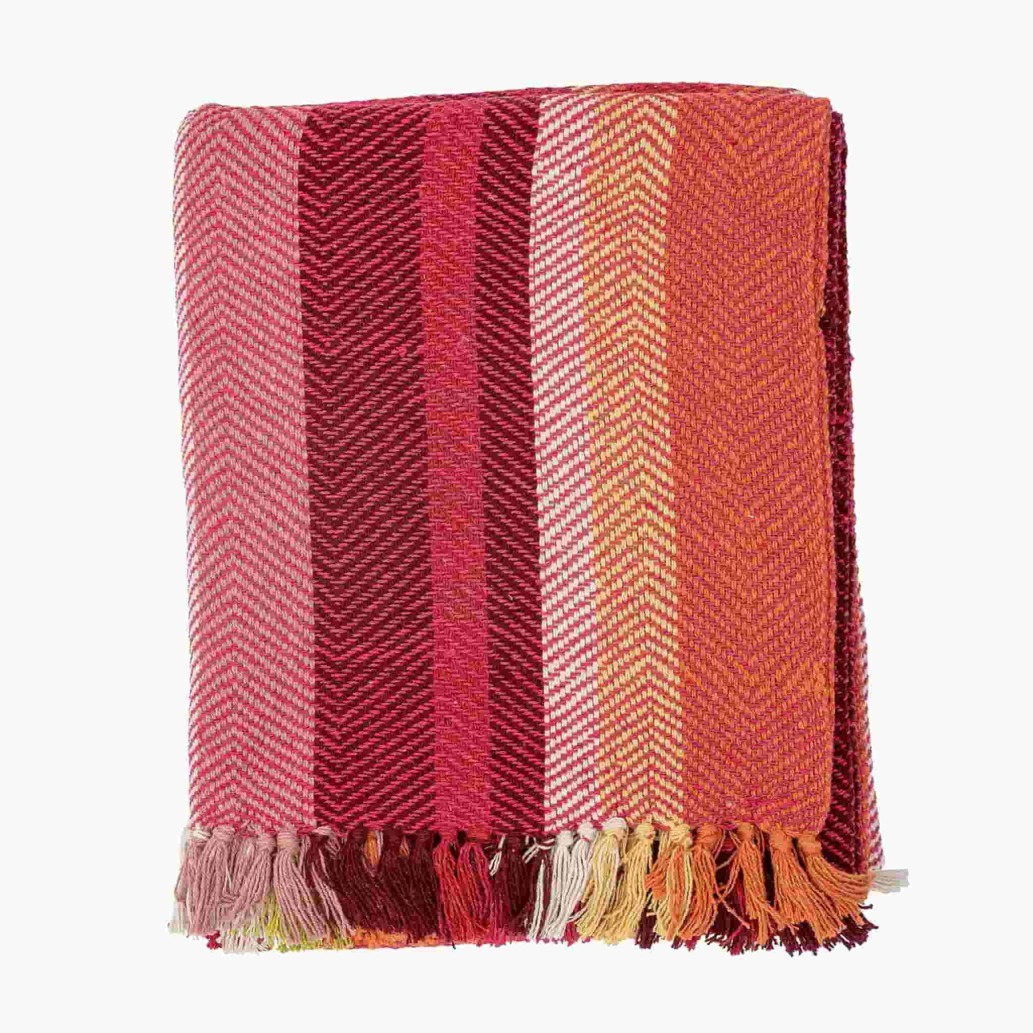 Amra Red Blanket Bloomingville