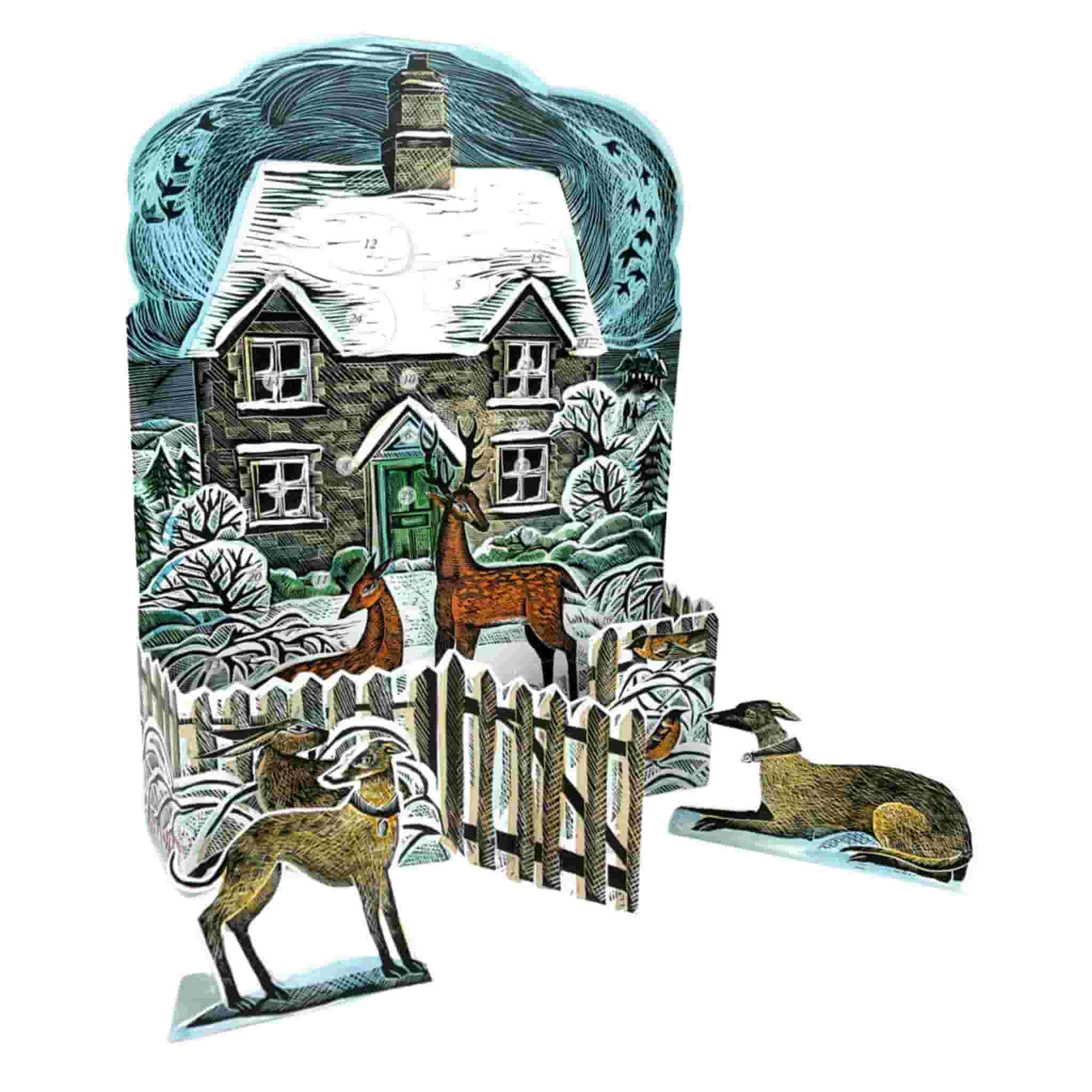 Angela Harding Christmas Cottage Advent Calendar