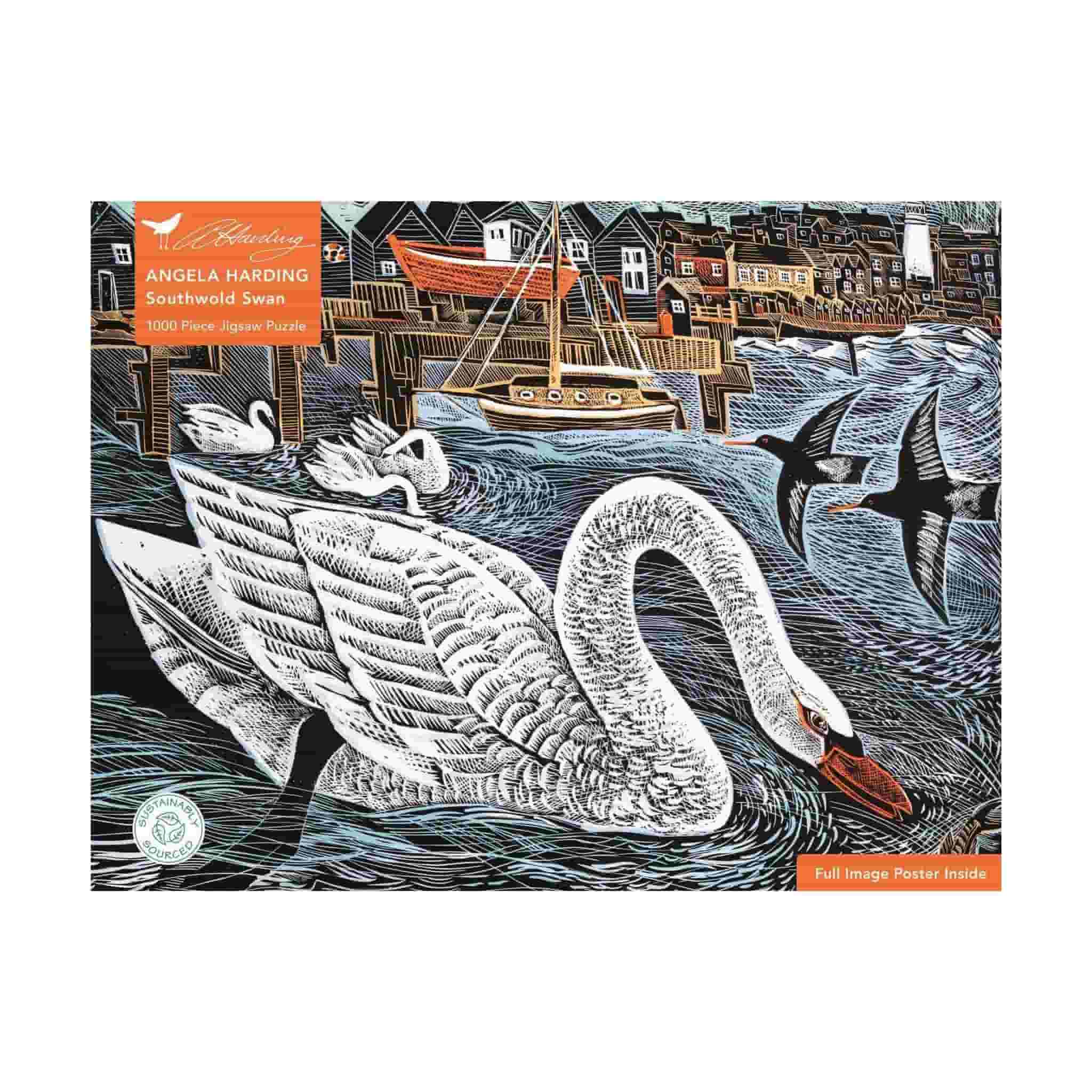 Southwold Swan 1000 Piece Jigsaw Puzzle
