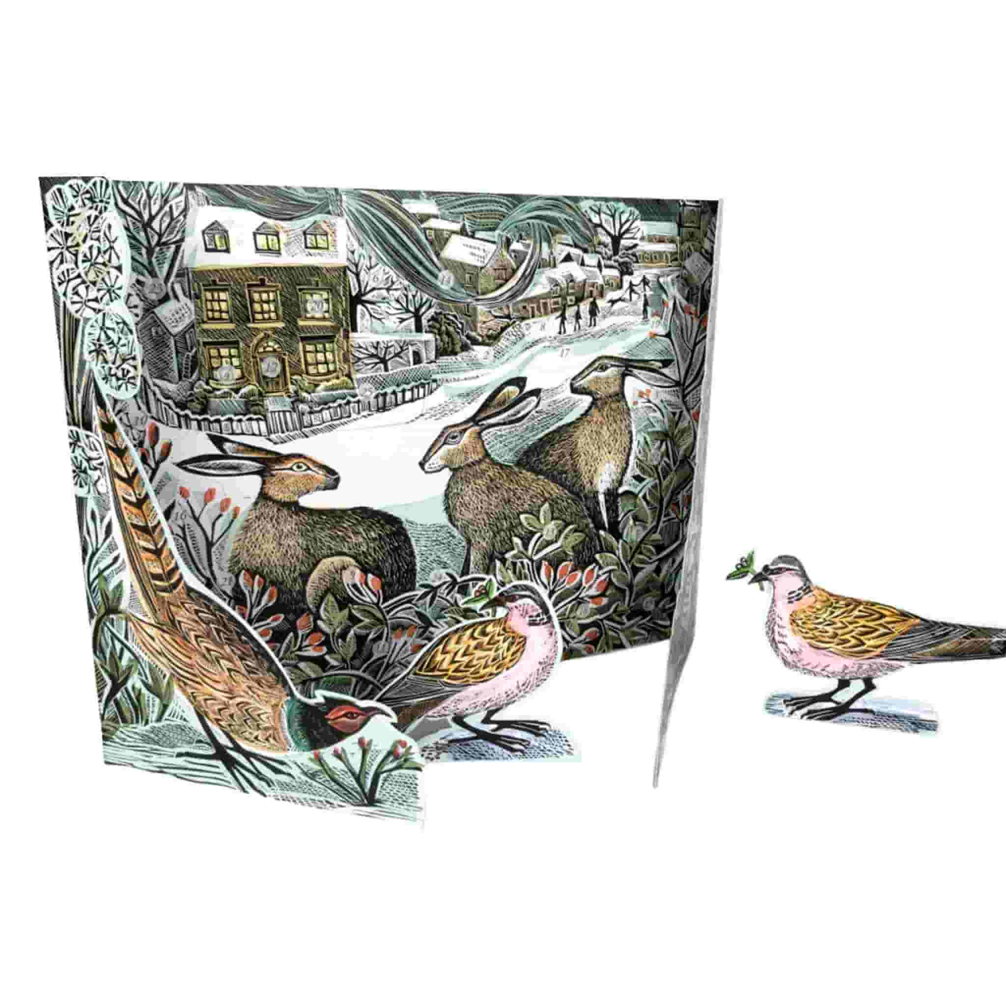 Angela Harding We Three Hares Advent Calendar
