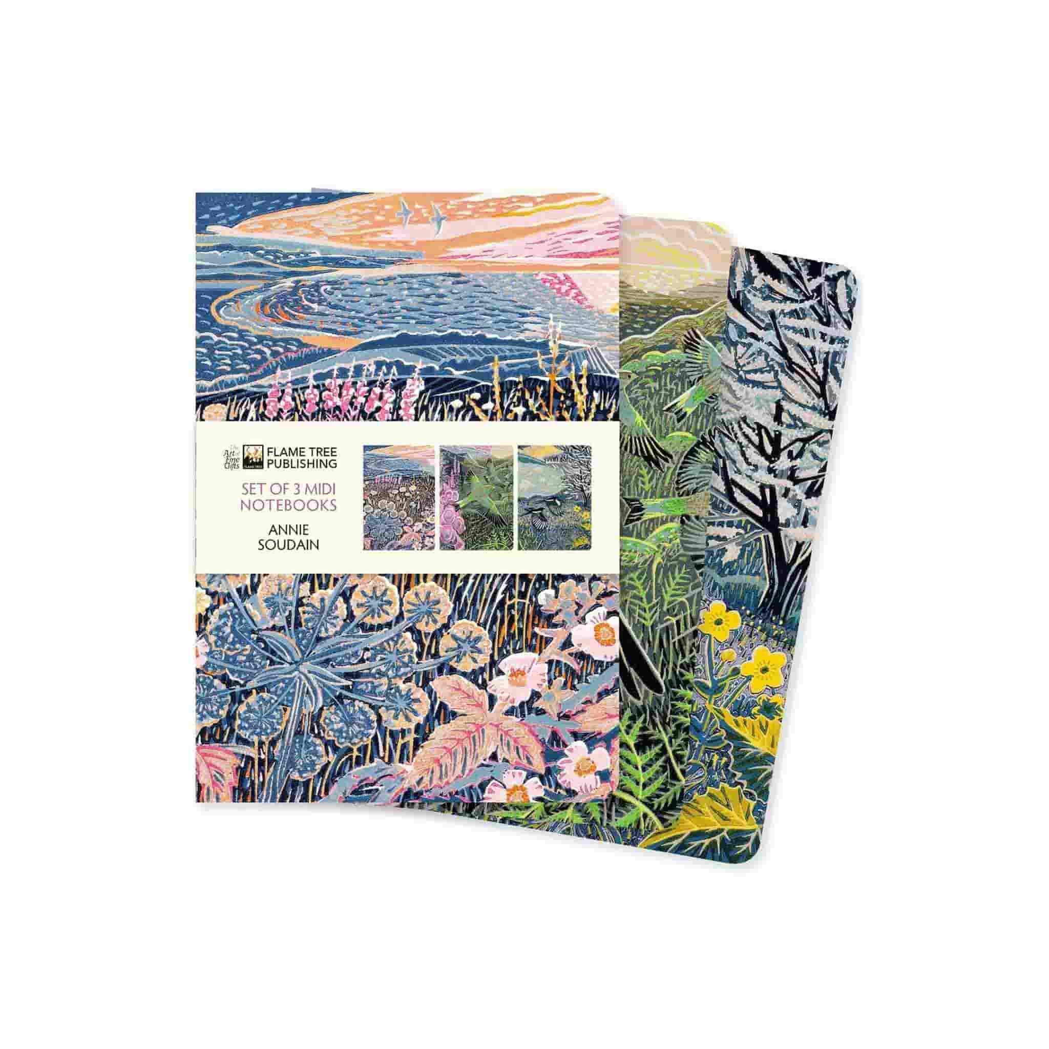 Annie Soudain set of 3 notebooks