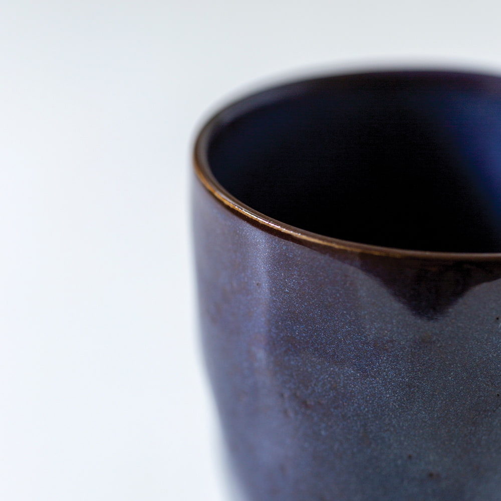 Ceramic Mug, Inky Blue