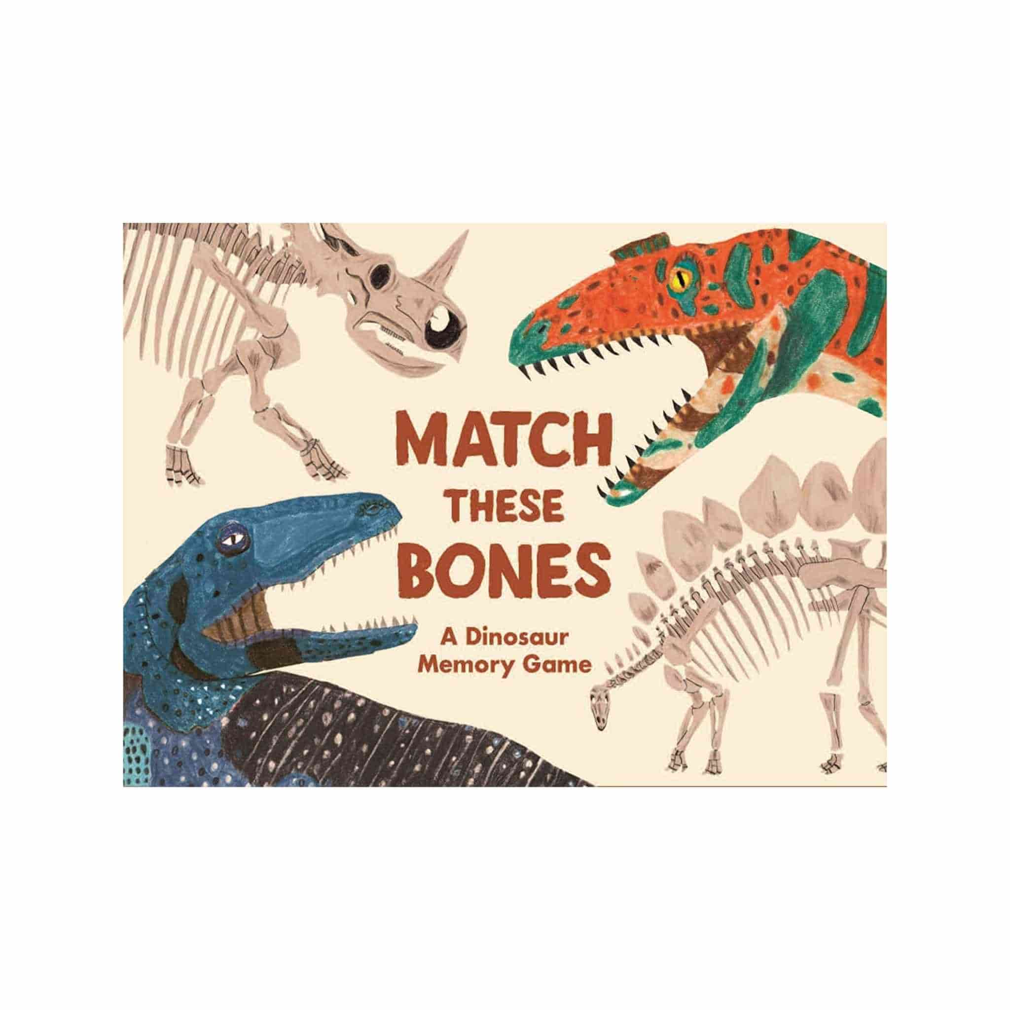 Dinosaur Memory Game Match These Bones