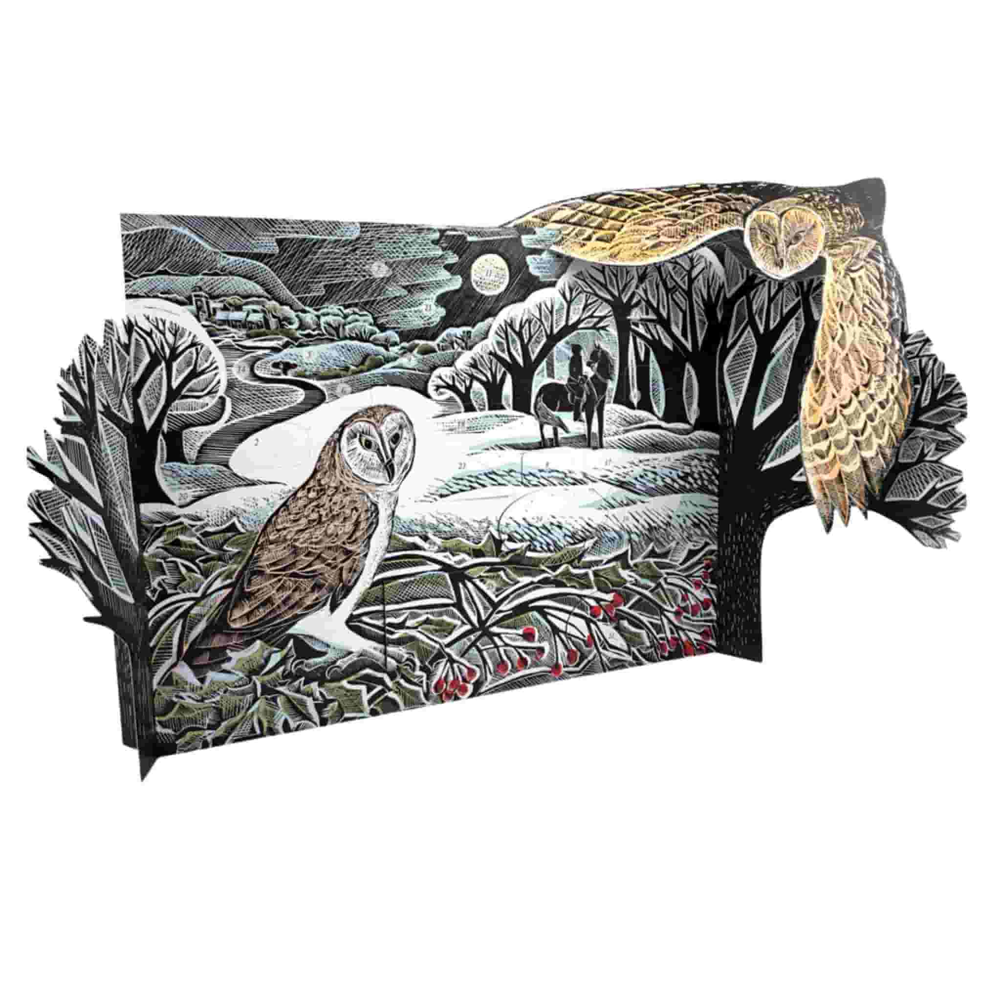 Owl in Winter Advent Calendar 