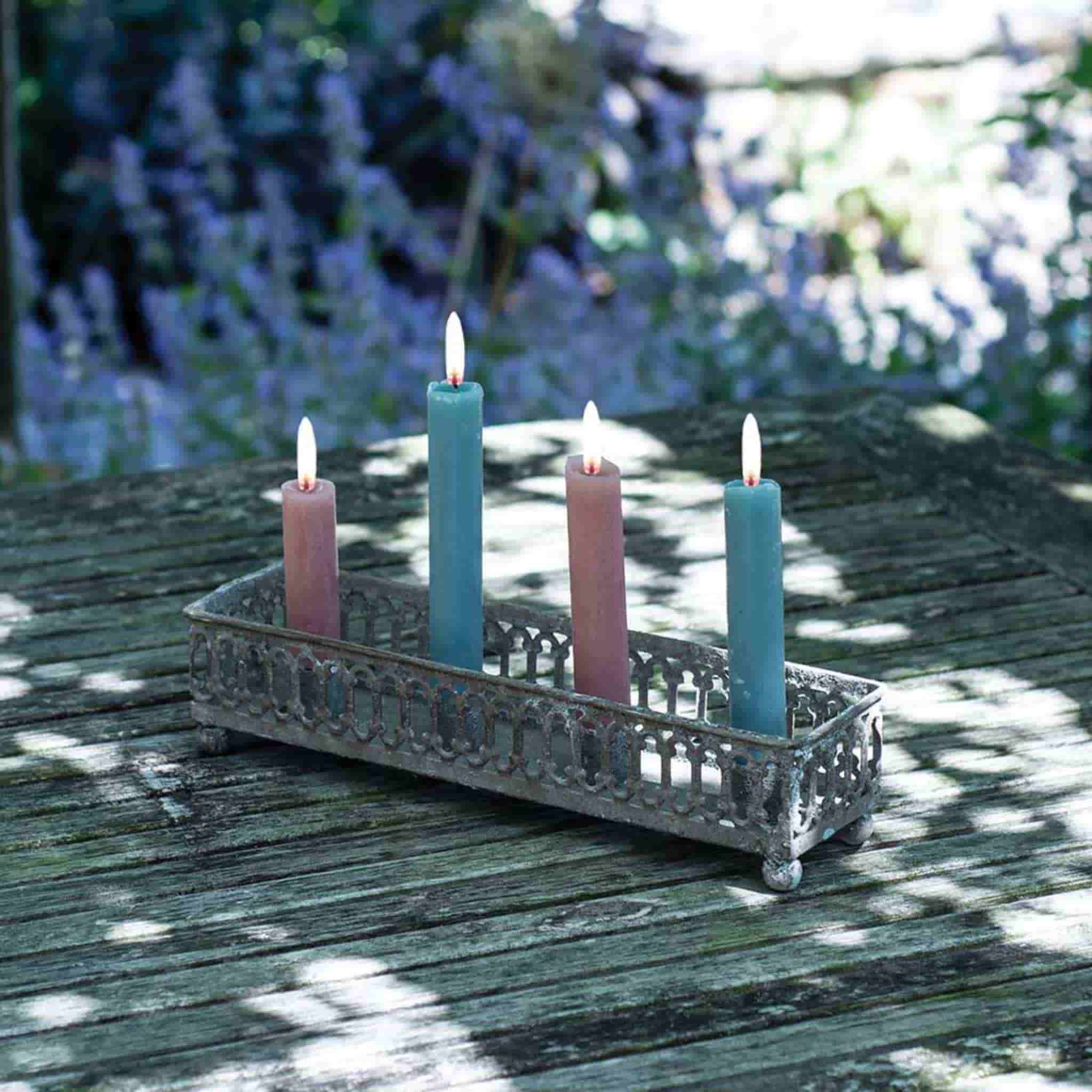 swedish style candle tray