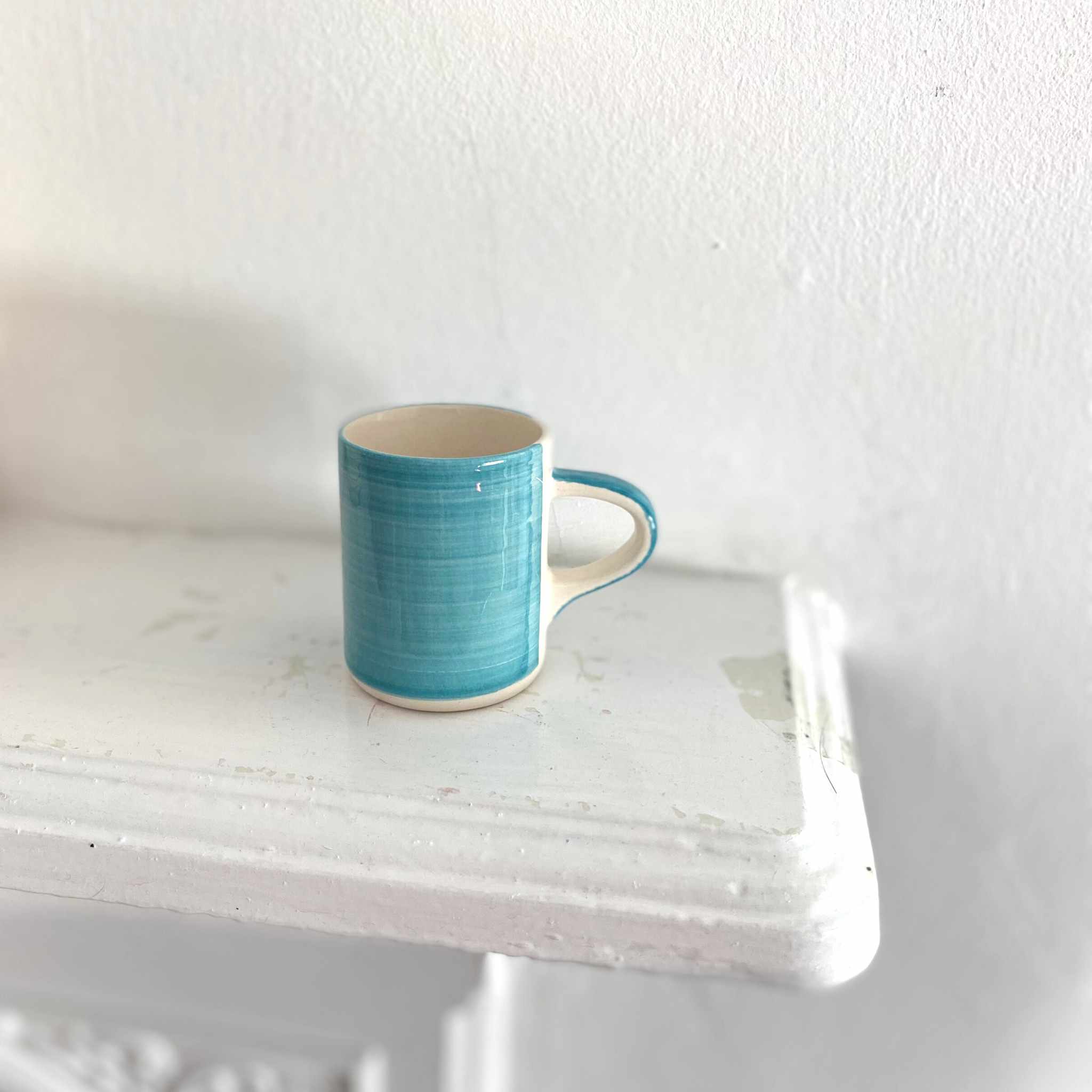 musango turquoise espresso mug