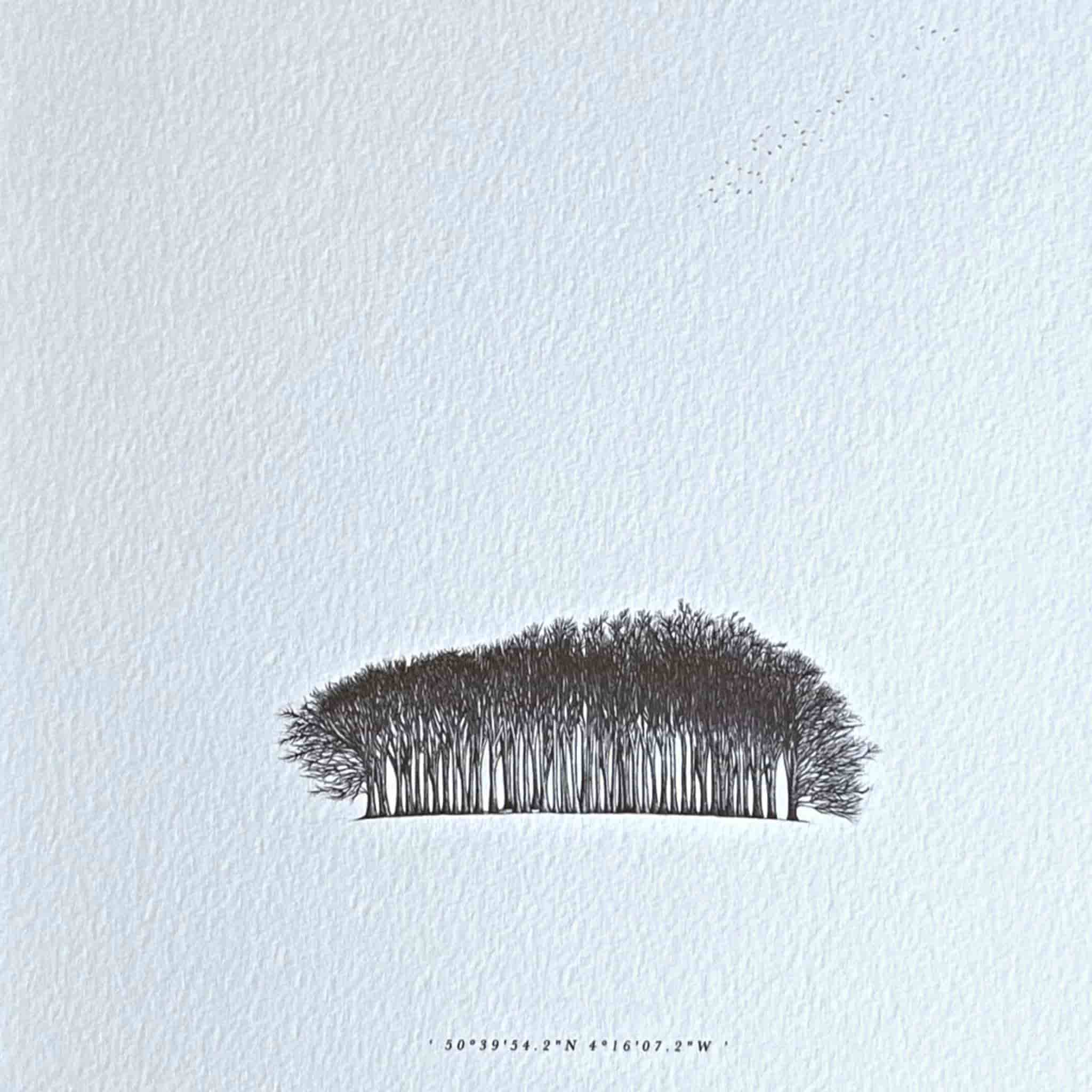 nearly there trees print