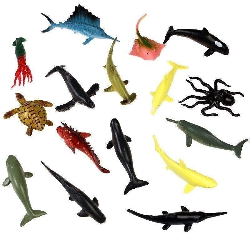 16 Assorted Ocean Animals