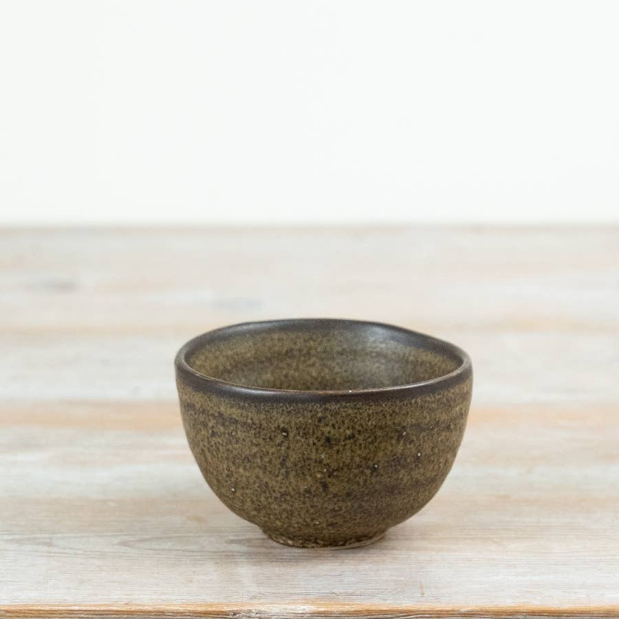 Earthy Brown Ceramic Bowl
