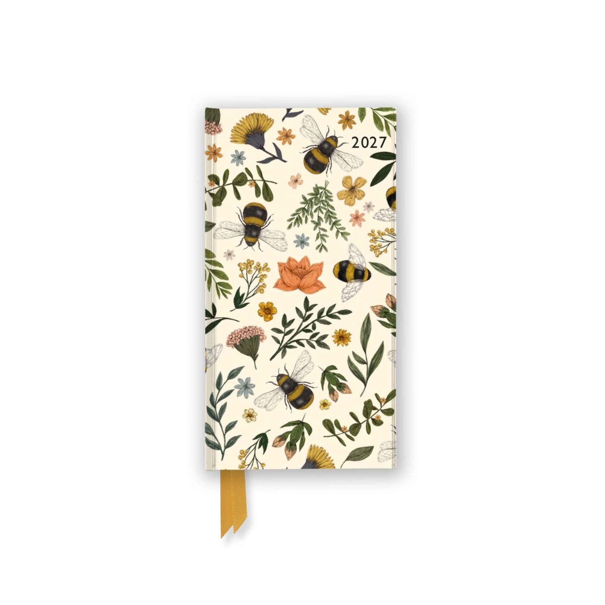 Garden Bees 2027 Slimline Pocket Diary