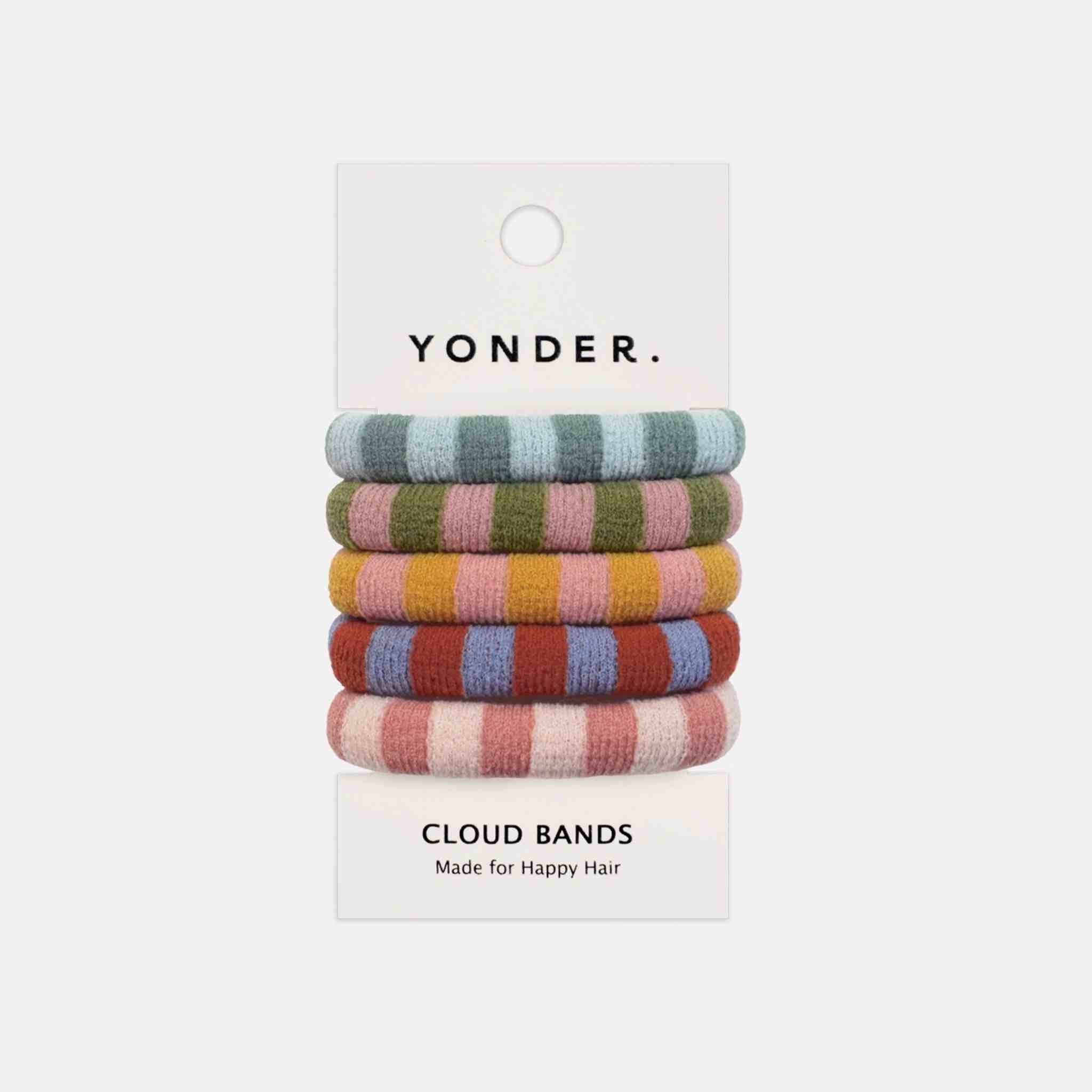 Cloud Hair Bands, Skinny | Pack of 5