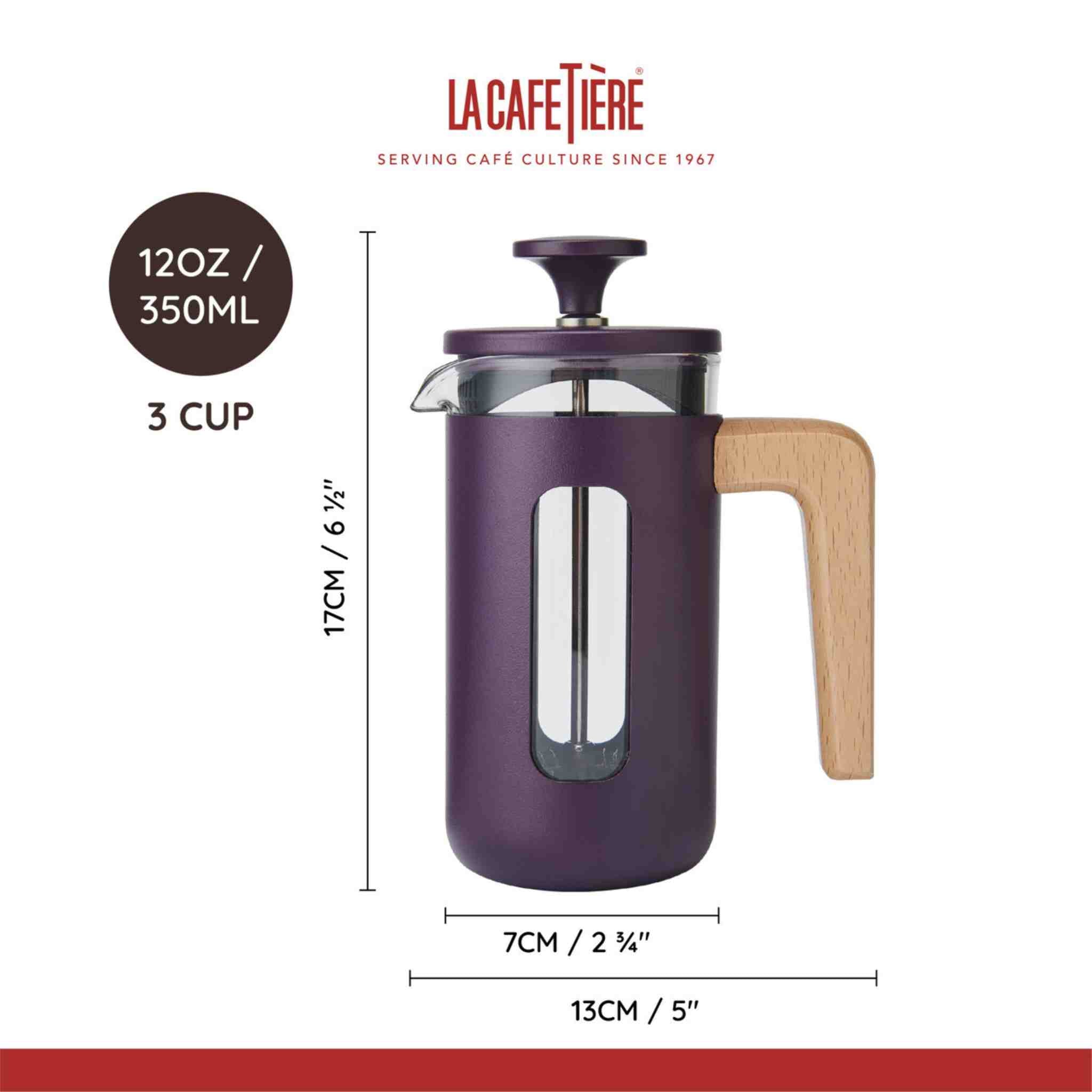 Purple Pisa Cafetiere