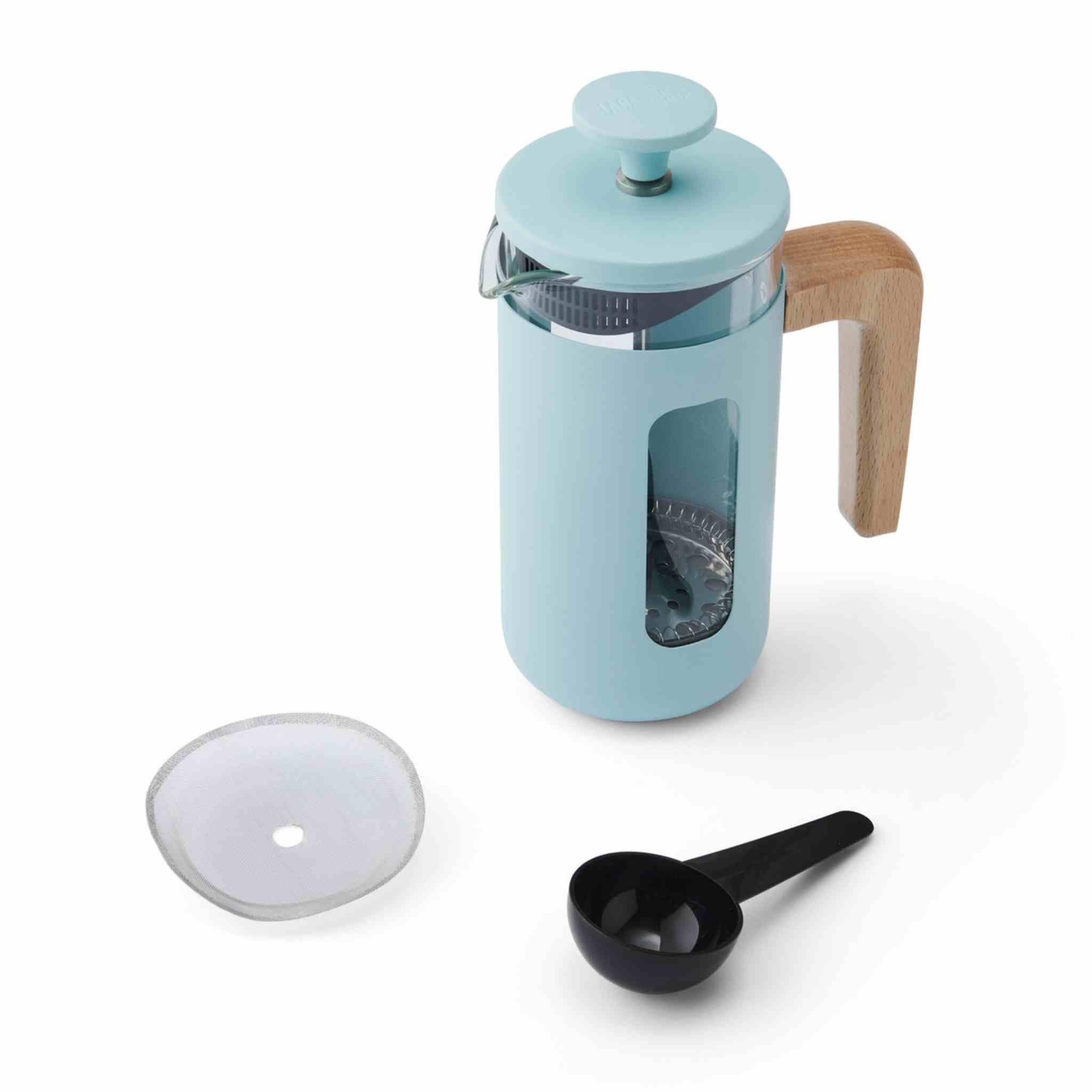 Sky Blue Pisa Cafetiere