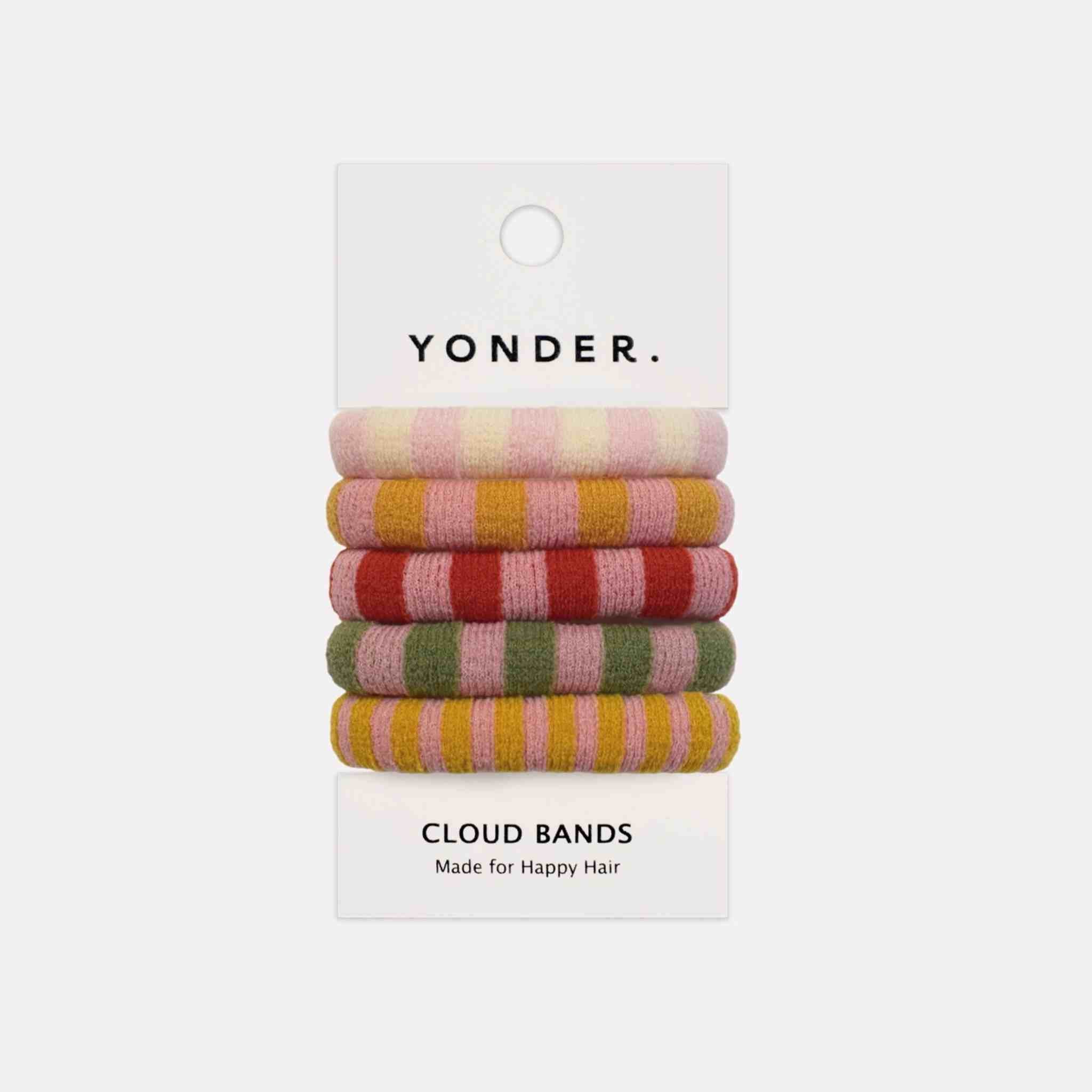 Cloud Hair Bands, Skinny | Pack of 5