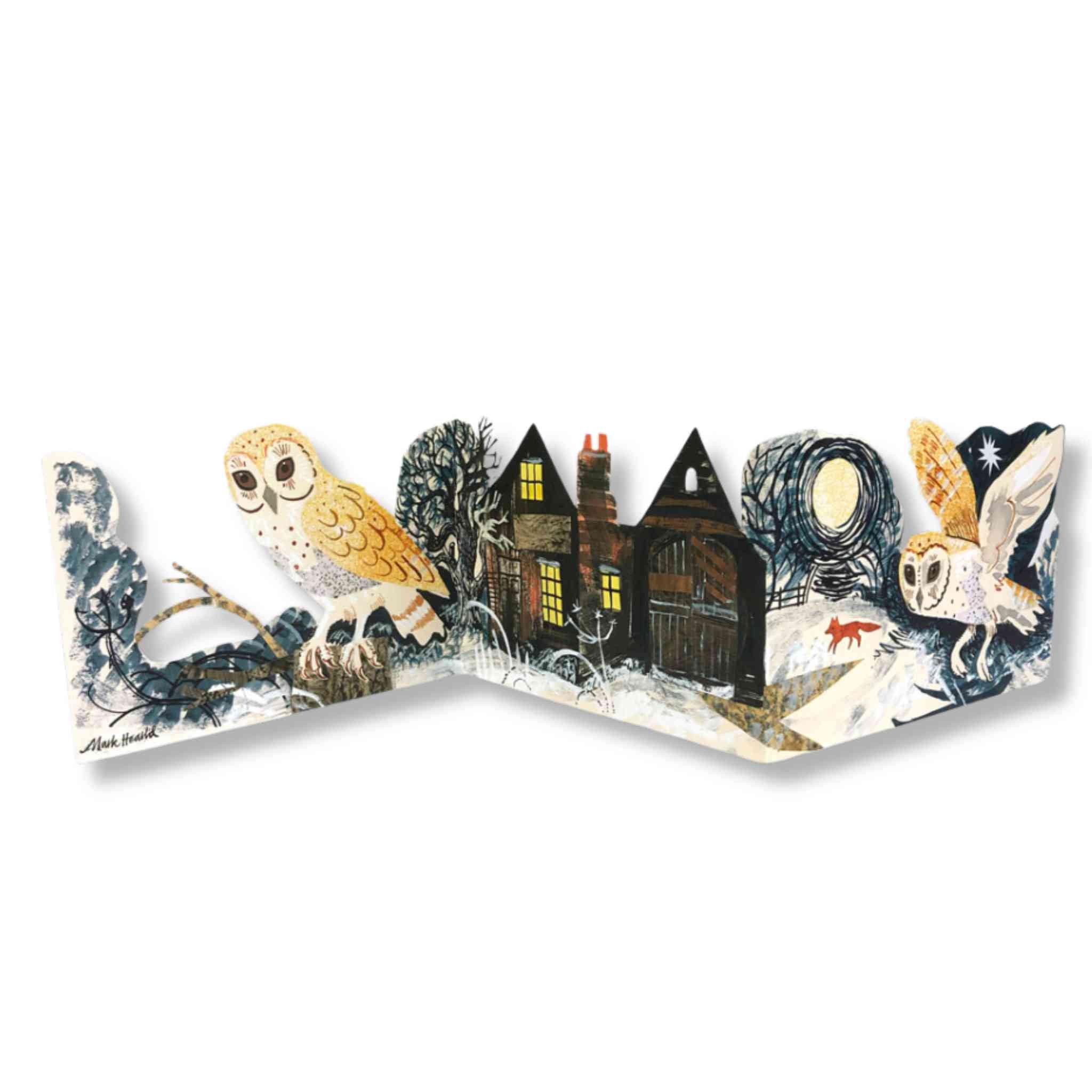 Silent Flight Contertina Card