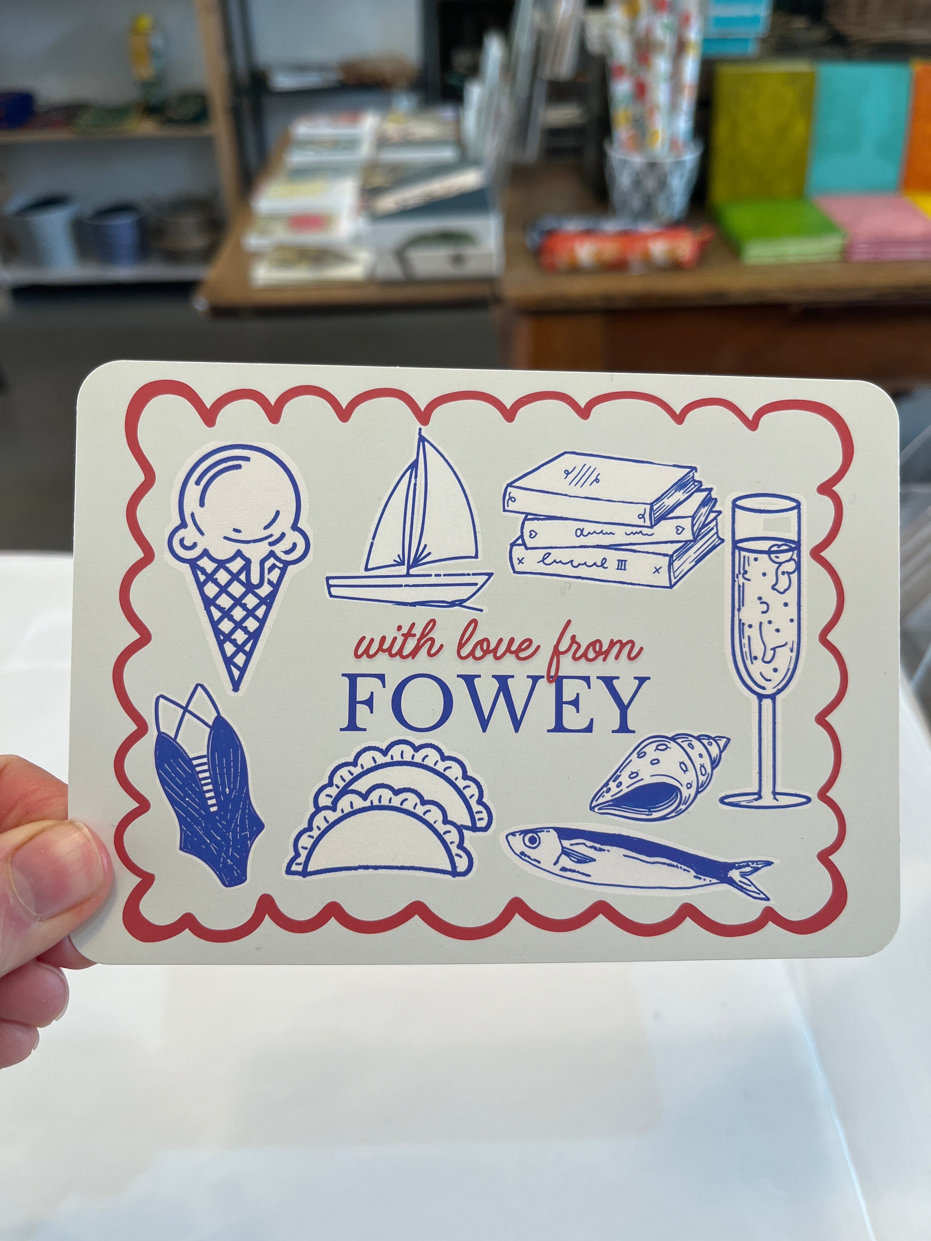 Fowey Postcard