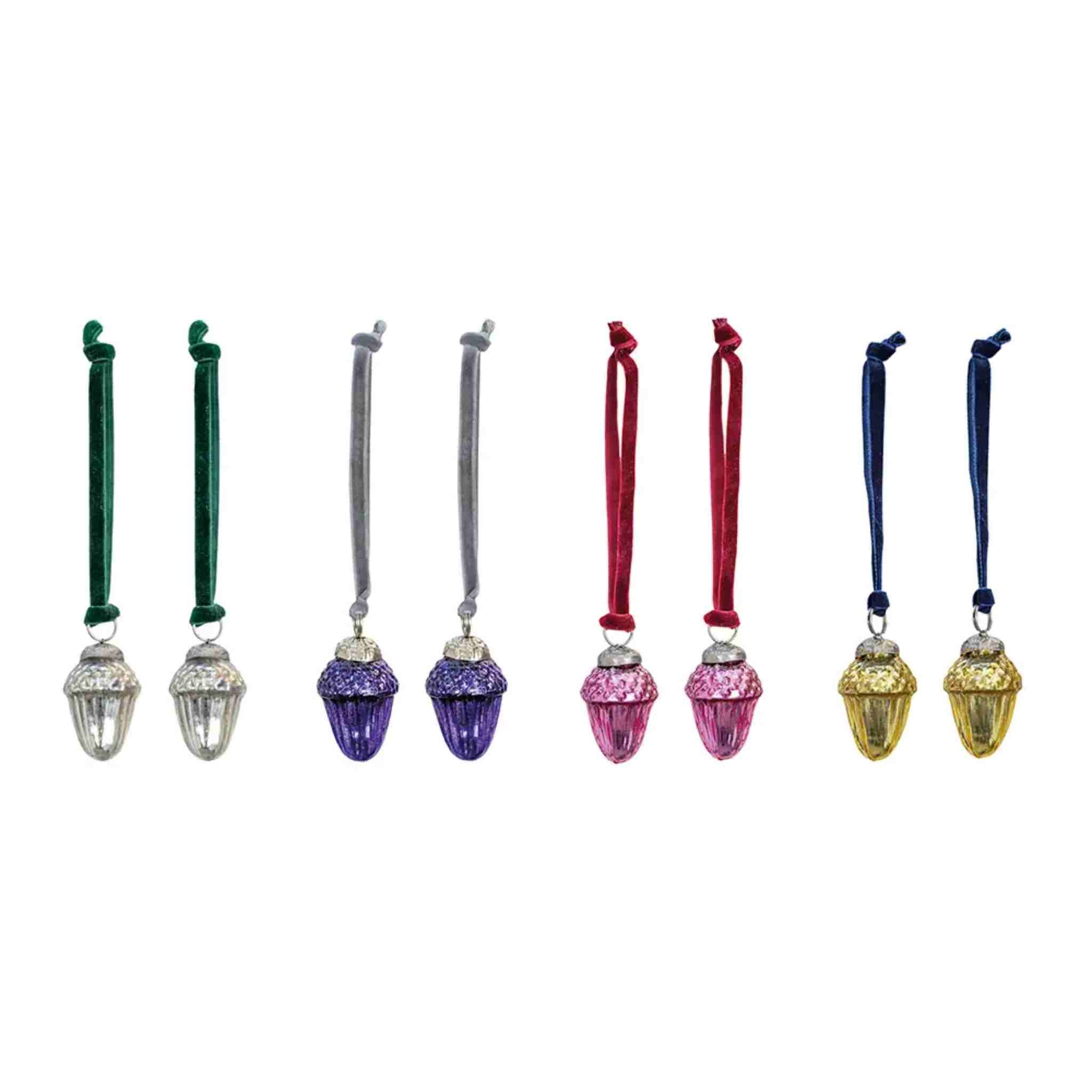Acorns With Velvet Loops | Bag of 8