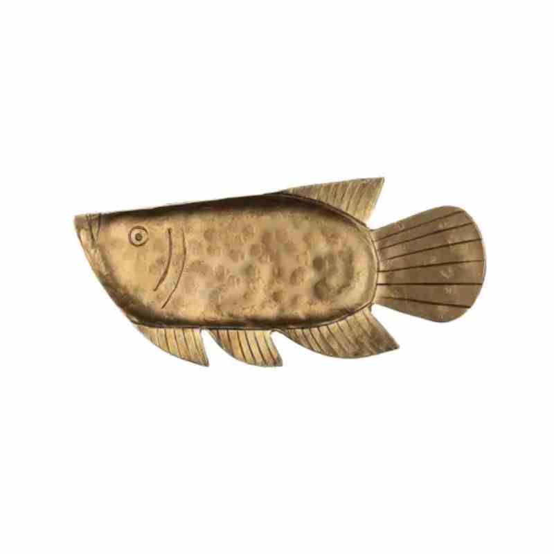 Antique Finished Fish Shaped Tray