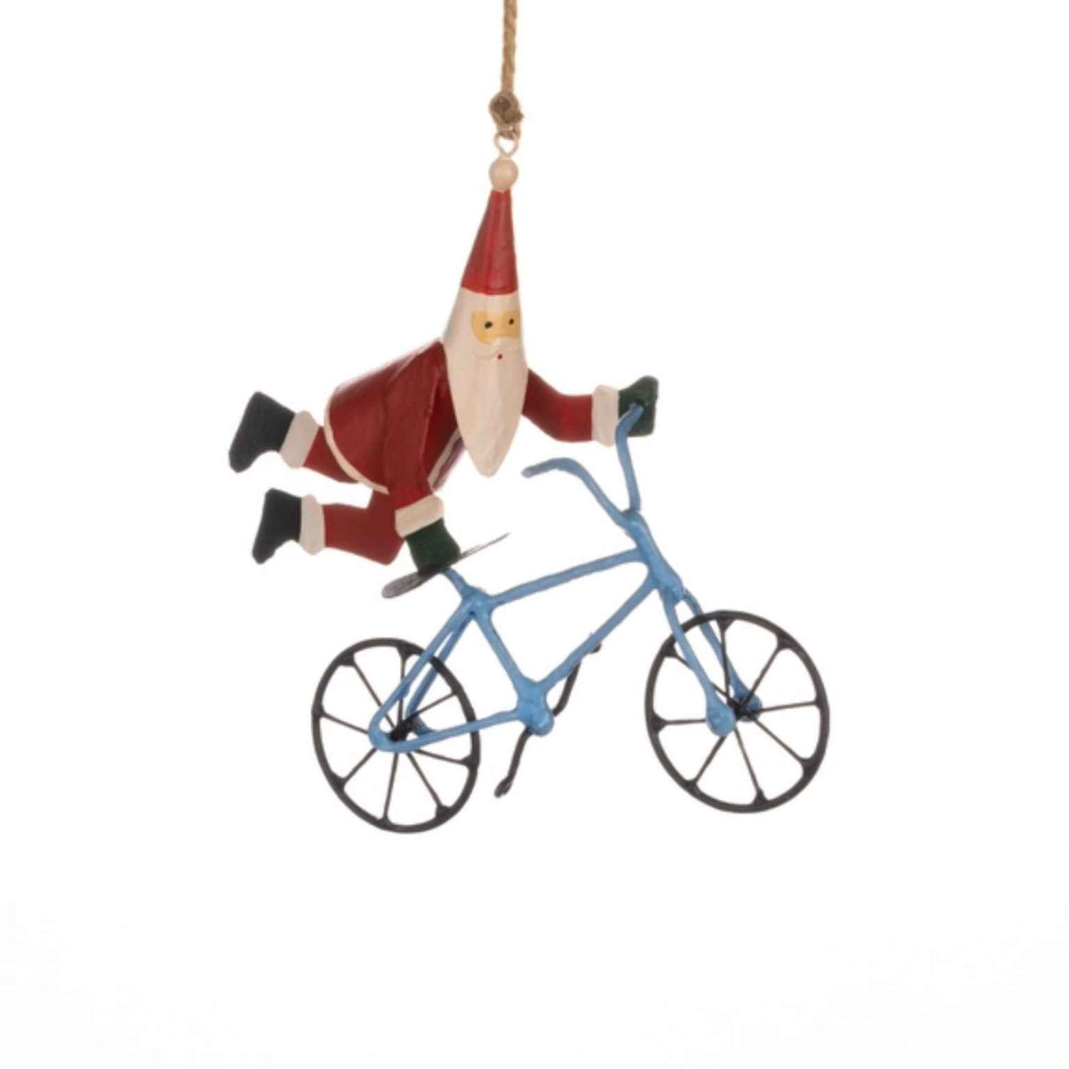 BMX Santa Hanging Decoration