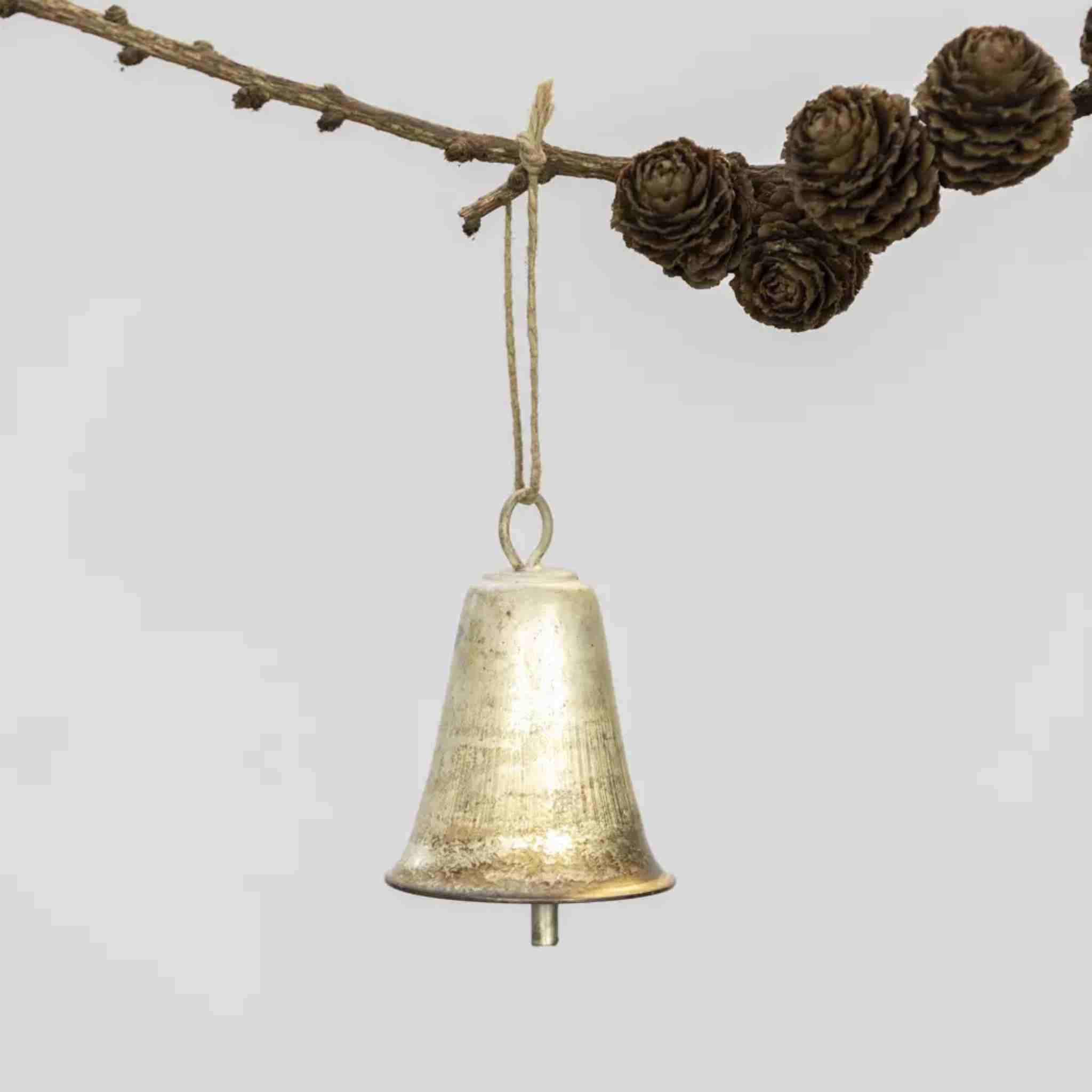 Bell Decoration | Antique Silver