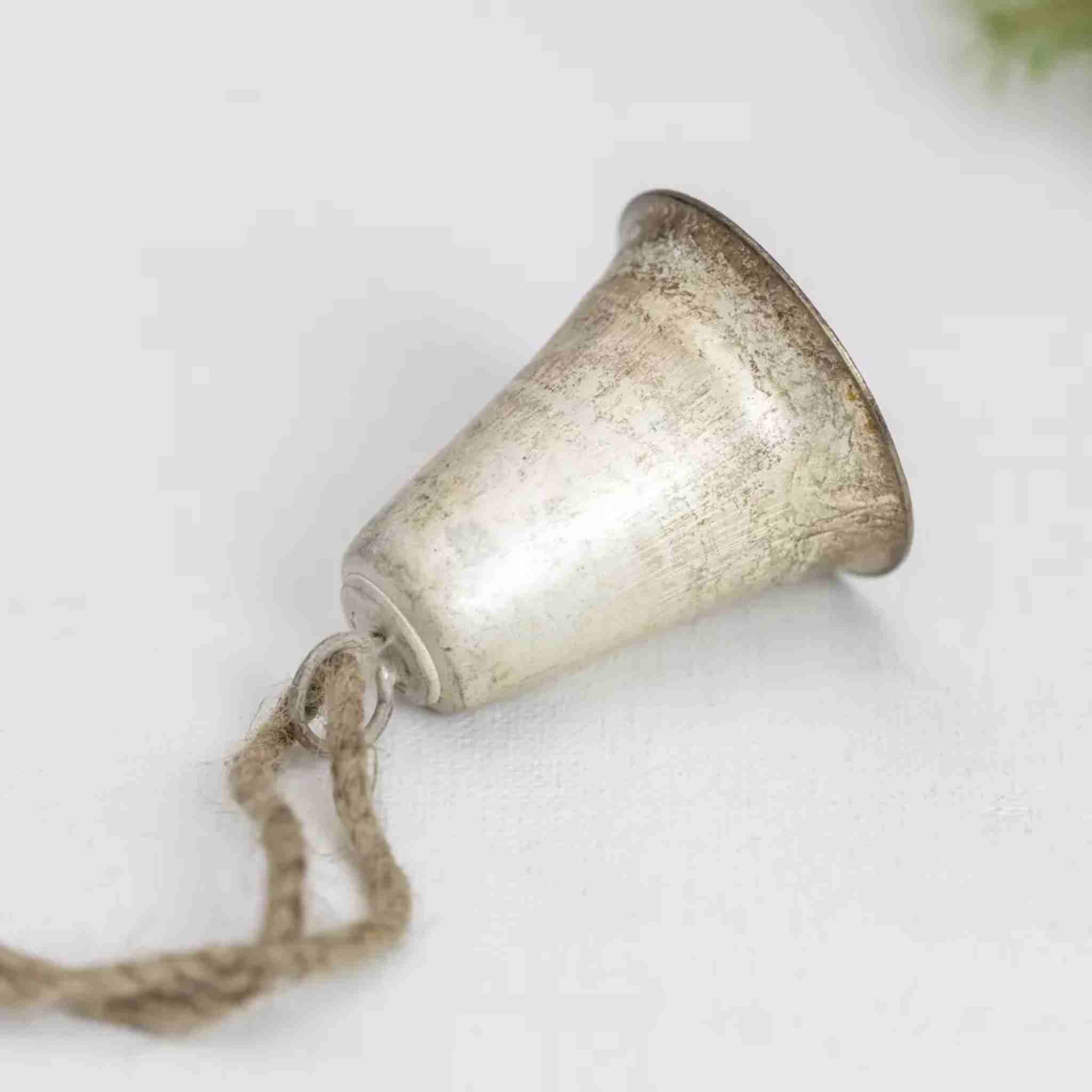 Bell Decoration | Antique Silver