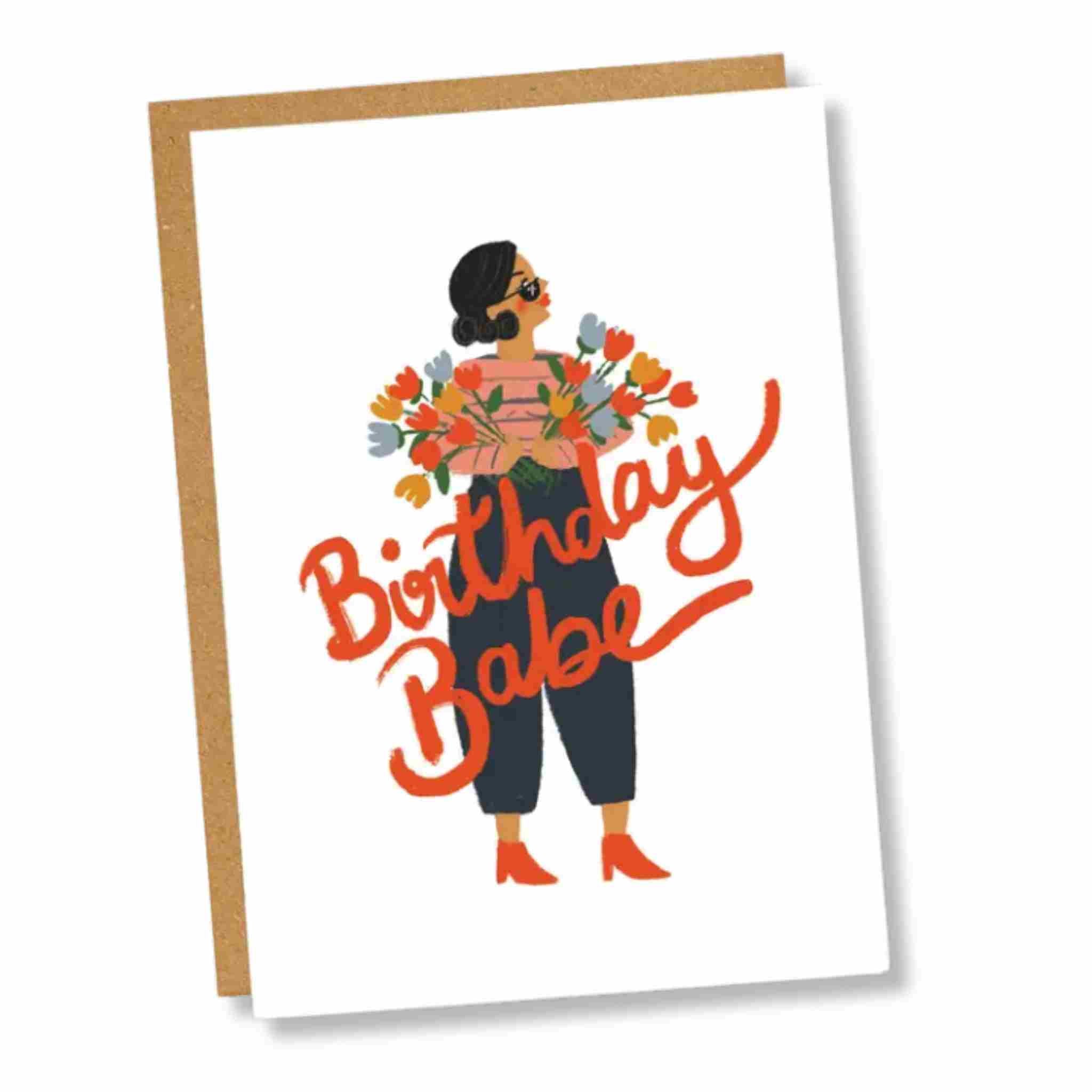 'Birthday Babe' Birthday Card