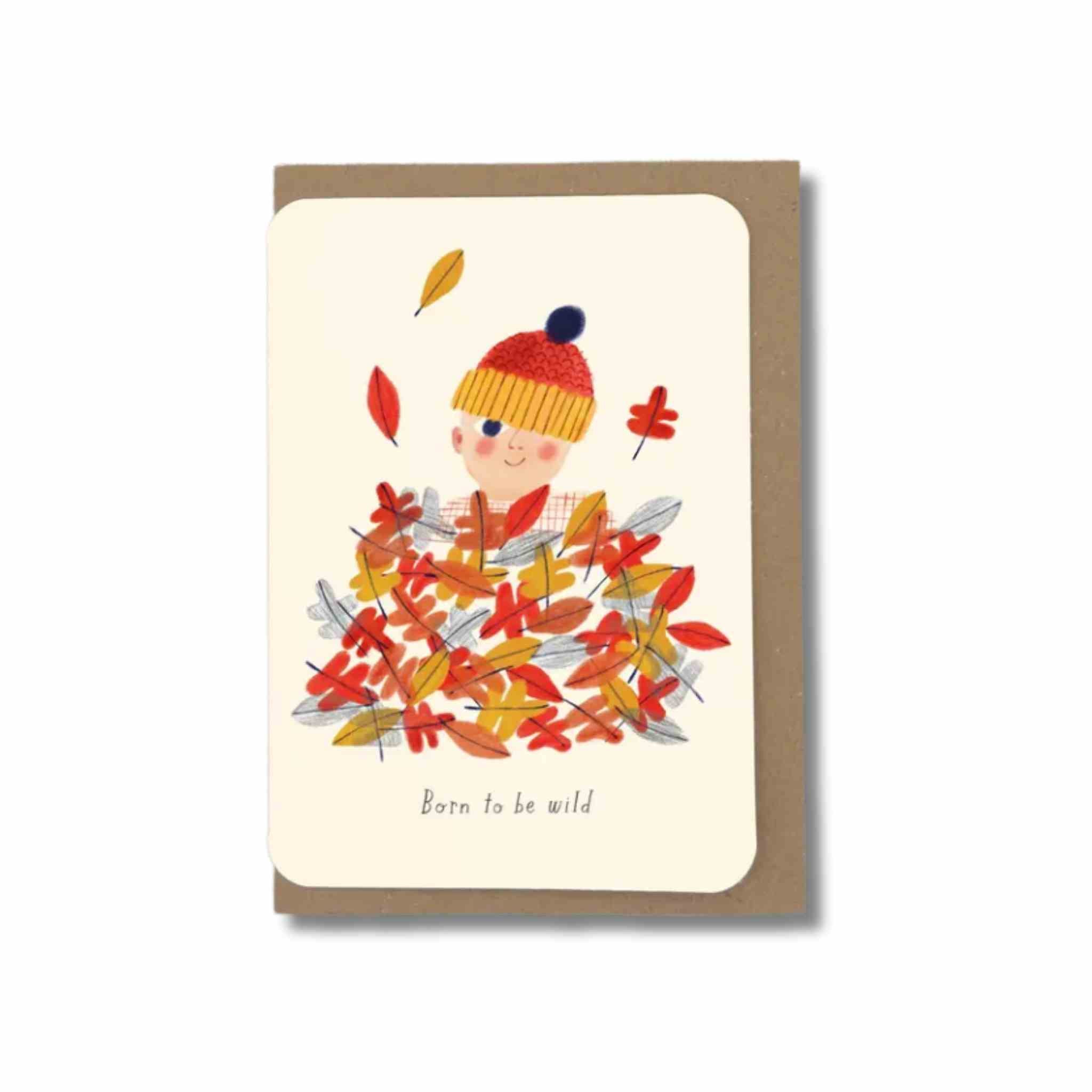 Born to be Wild Greetings Card