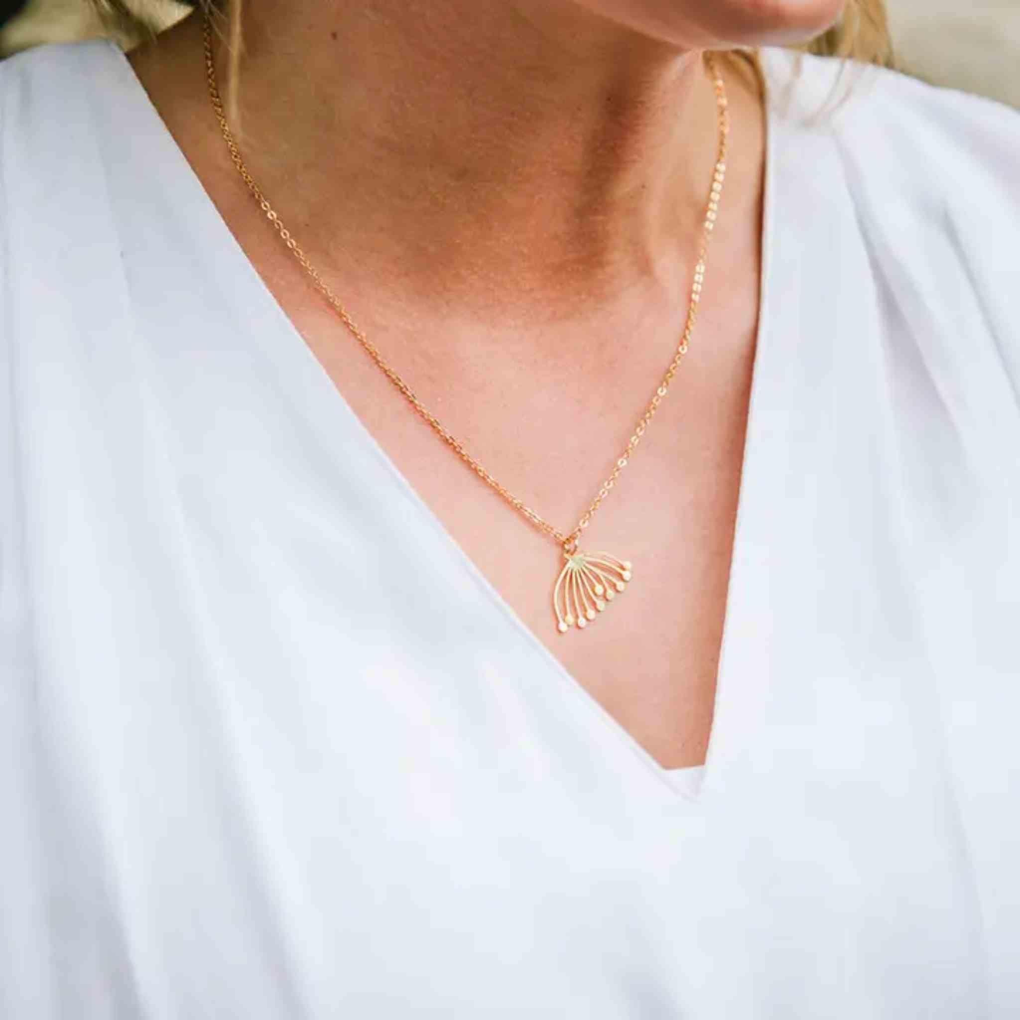 Botanical Dandelion Necklace