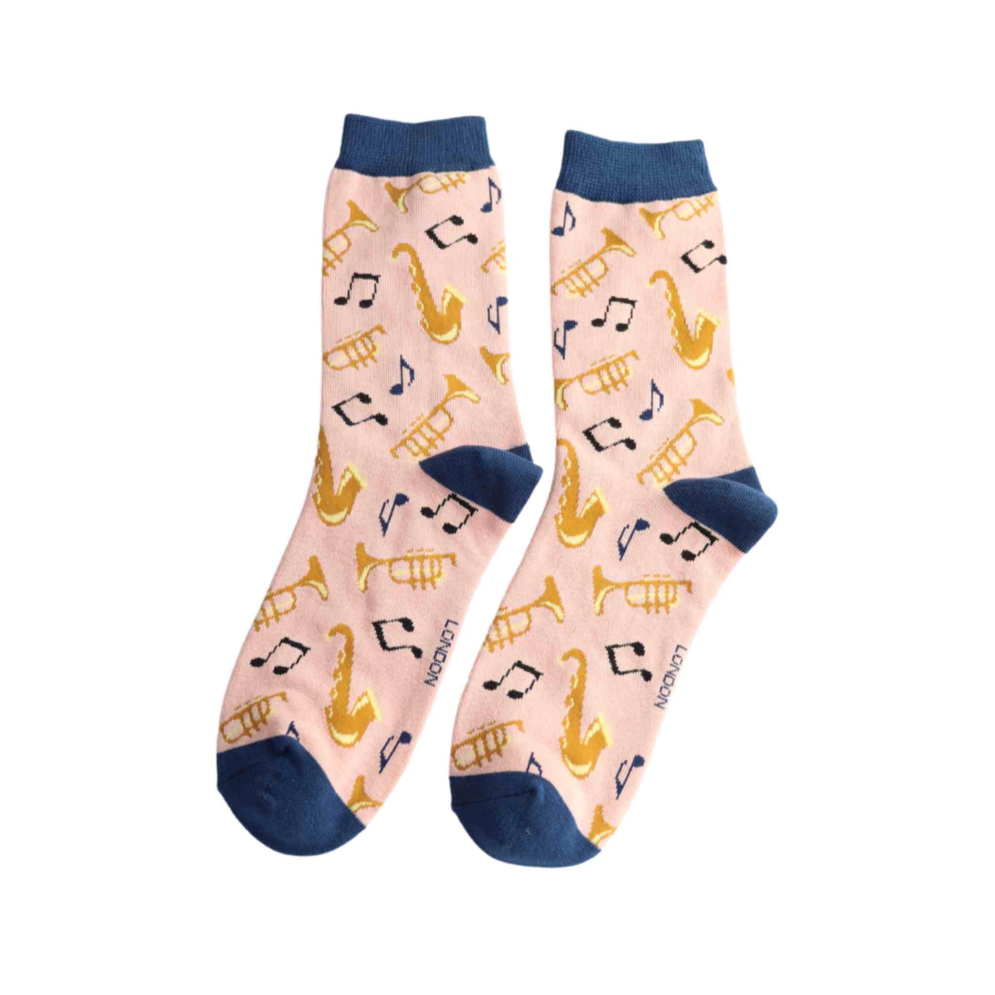 Brass Band Socks | Dusky Pink